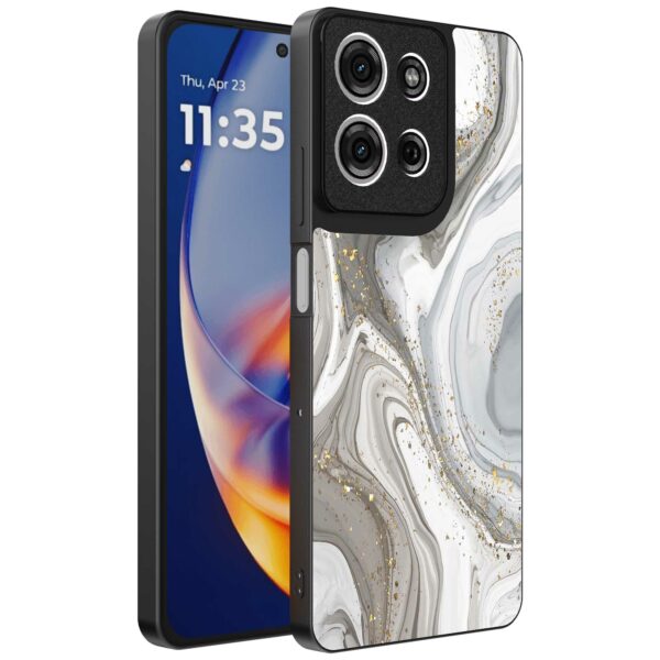 zilver marmer opdruk_Motorola Edge 50 Neo telefoonhoesje (1)