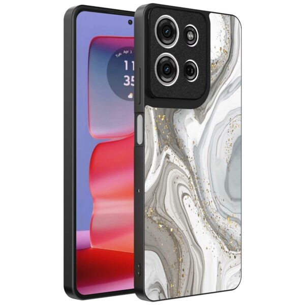 zilver marmer opdruk_Motorola Edge 50 Pro telefoonhoesje (1)
