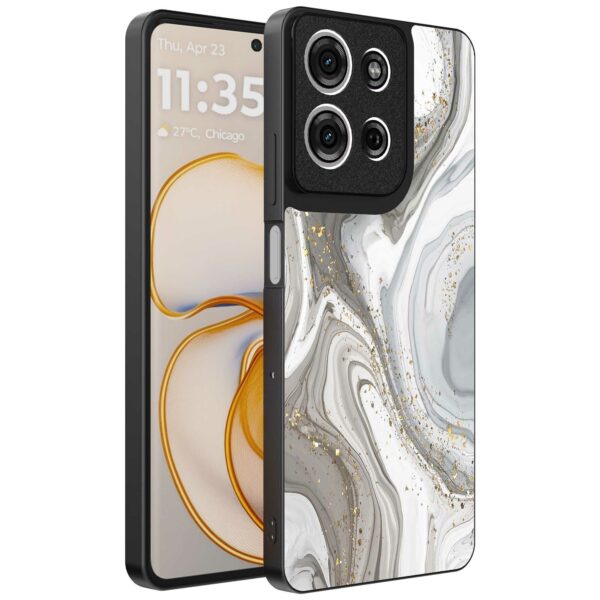 zilver marmer opdruk_Motorola Edge 50 telefoonhoesje (1)