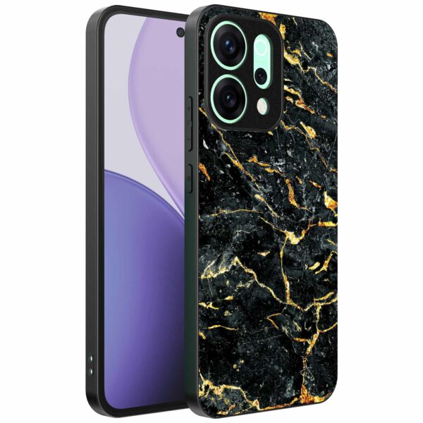zwart goud marmer opdruk_Oppo Reno 14 Pro telefoonhoesje (1)