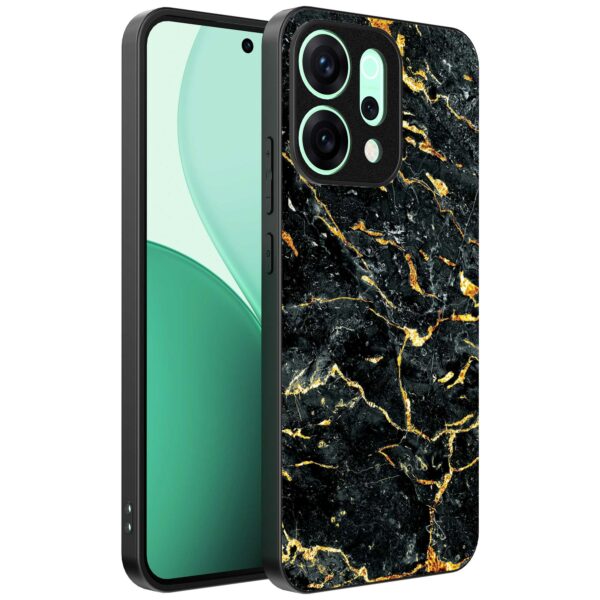 zwart goud marmer opdruk_Oppo Reno 14 telefoonhoesje (1)