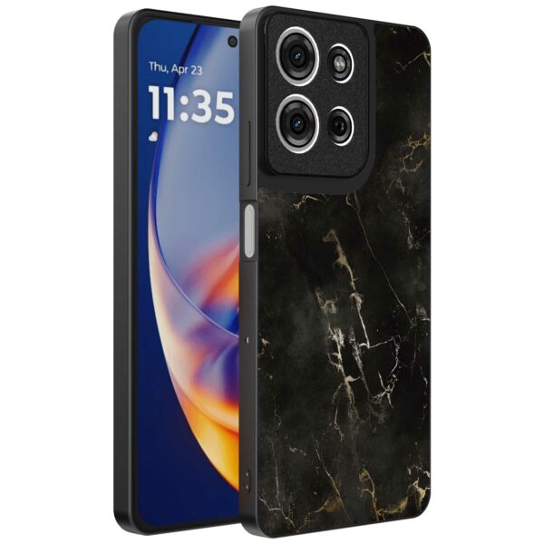 zwart marmer opdruk_Motorola Edge 50 Neo telefoonhoesje (1)