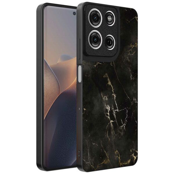 zwart marmer opdruk_Motorola Edge 60 Pro telefoonhoesje (1)