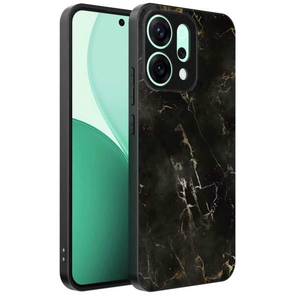 zwart marmer opdruk_Oppo Reno 14 telefoonhoesje (1)