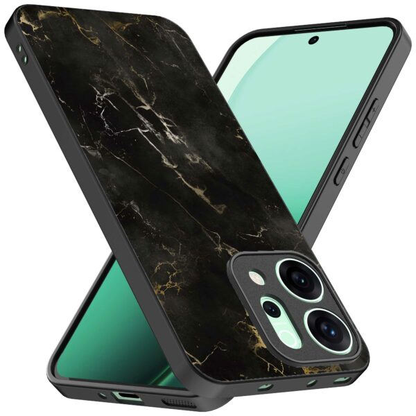zwart marmer opdruk_Oppo Reno 14 telefoonhoesje (2)