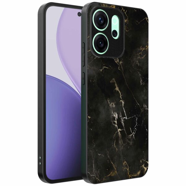 zwart marmer opdruk_Oppo Reno 14F telefoonhoesje (1)