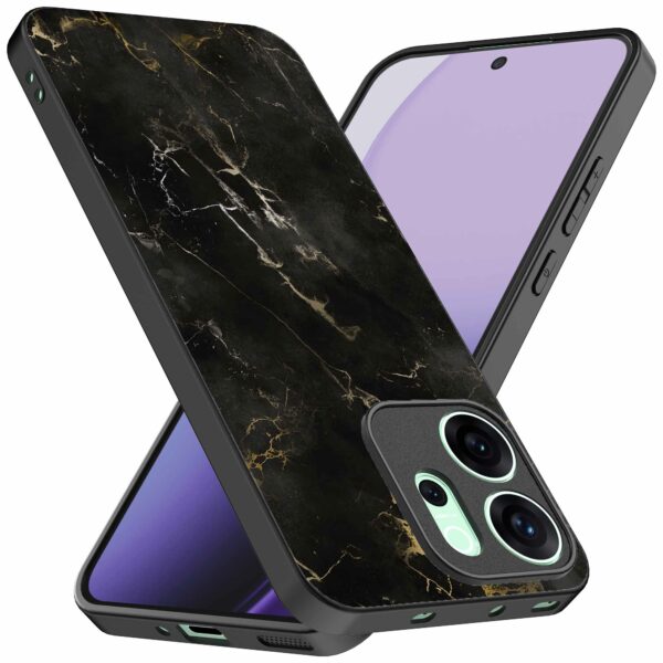zwart marmer opdruk_Oppo Reno 14F telefoonhoesje (2)