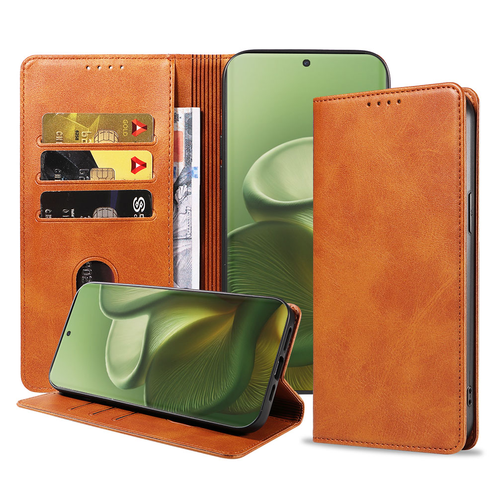 Motorola Edge 60 telefoonhoesje leer met magnetische sluiting en pasjeshouder (1)