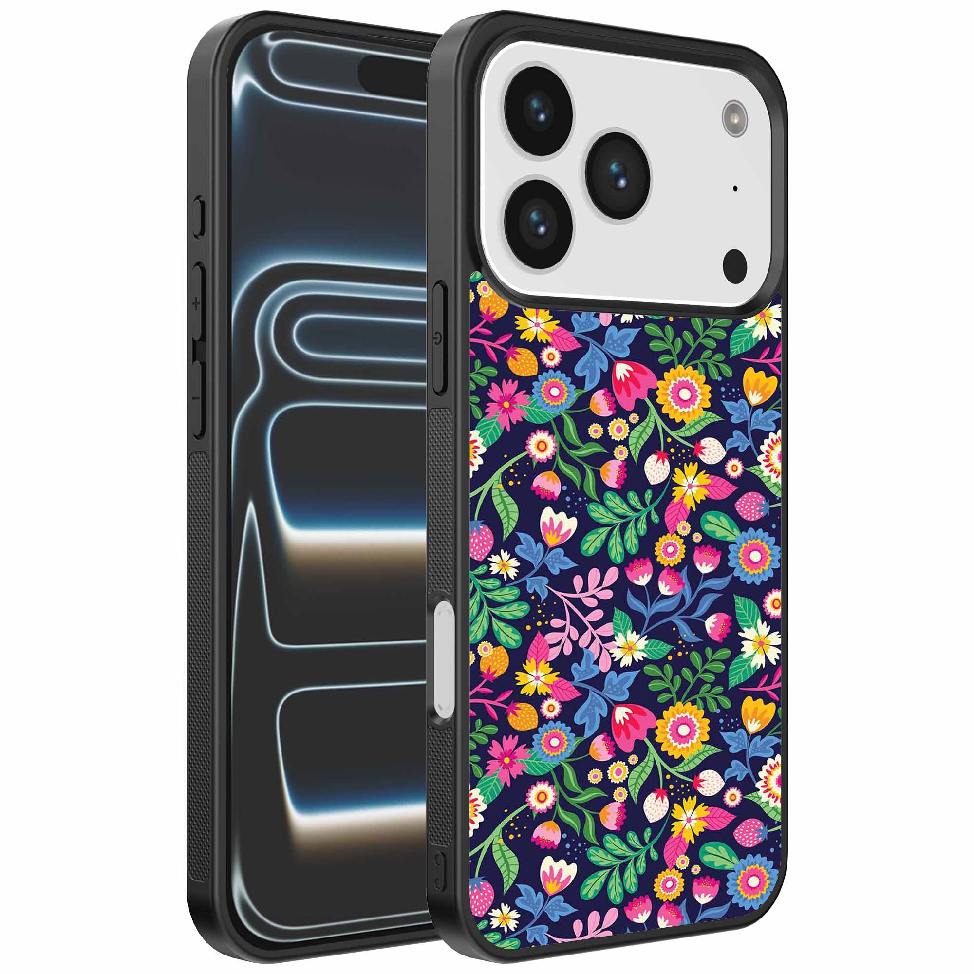 bloemen opdruk_iPhone 17 Pro telefoonhoesje (1)