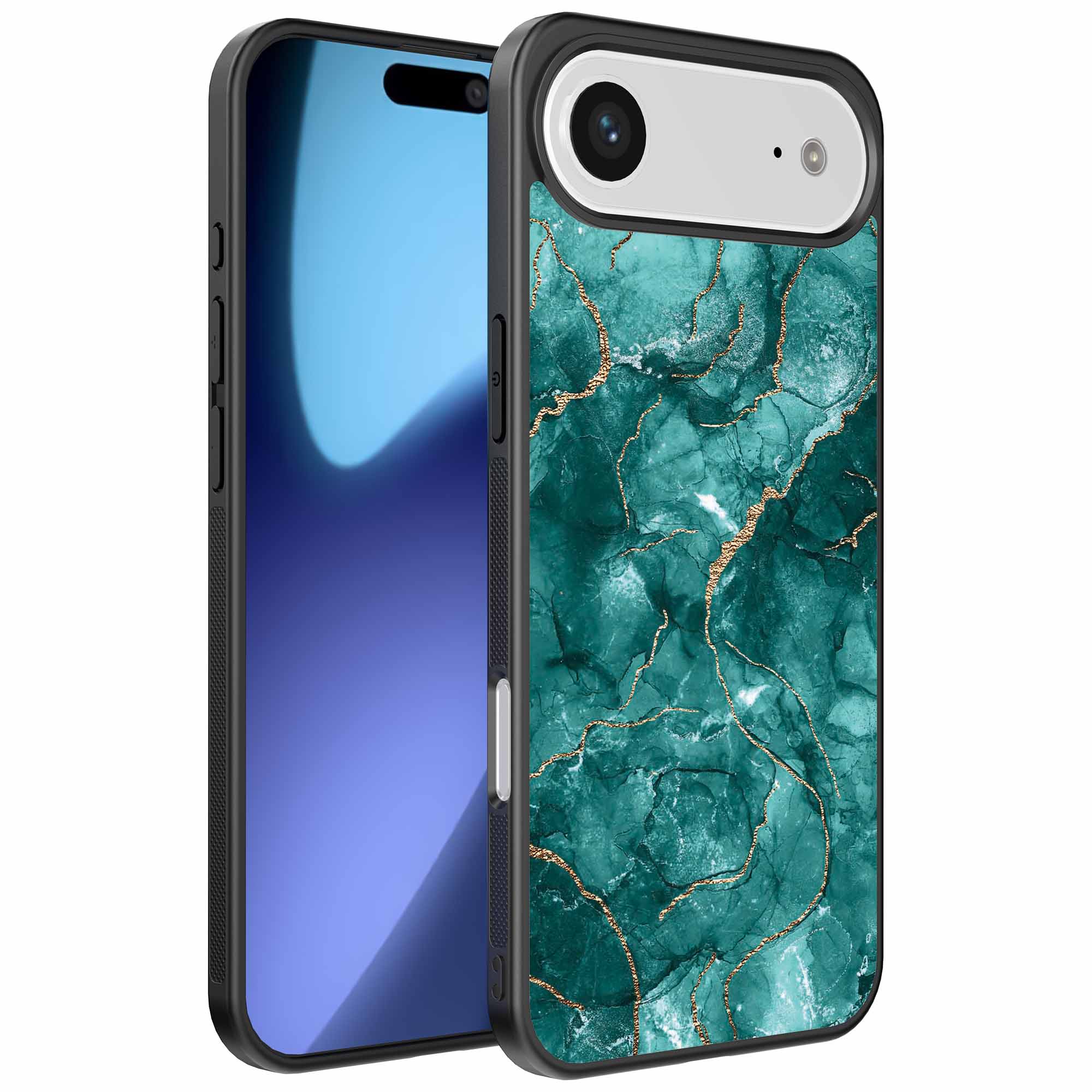 groen marmer opdruk_iPhone 17 Air telefoonhoesje (1)