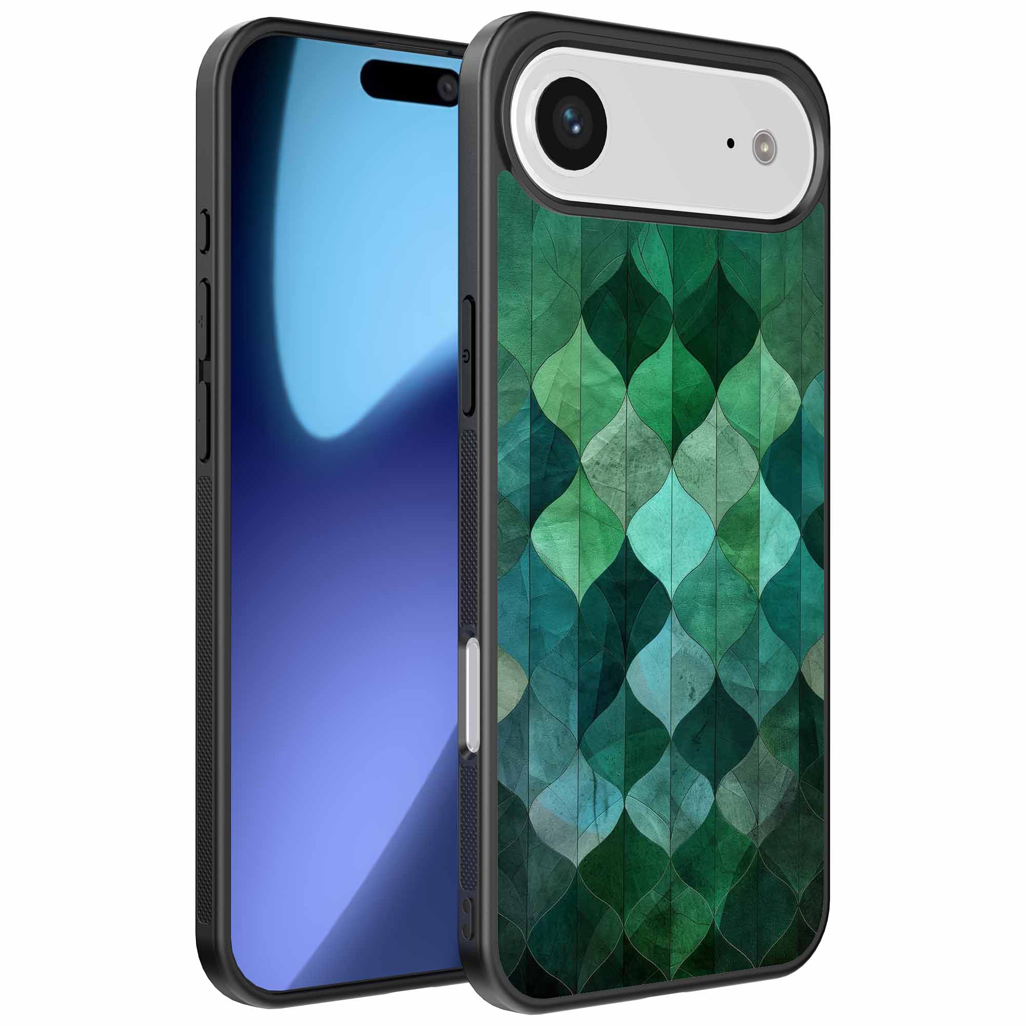 groene bladeren opdruk_iPhone 17 Air telefoonhoesje (1)