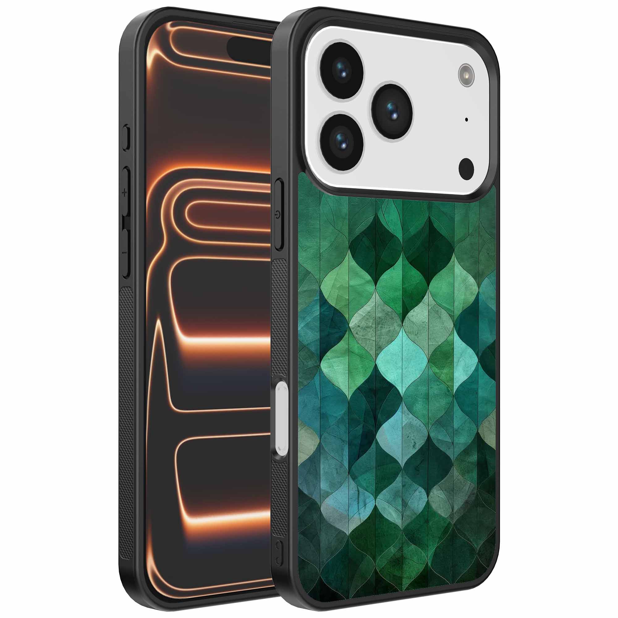 groene bladeren opdruk_iPhone 17 Pro Max telefoonhoesje (1)