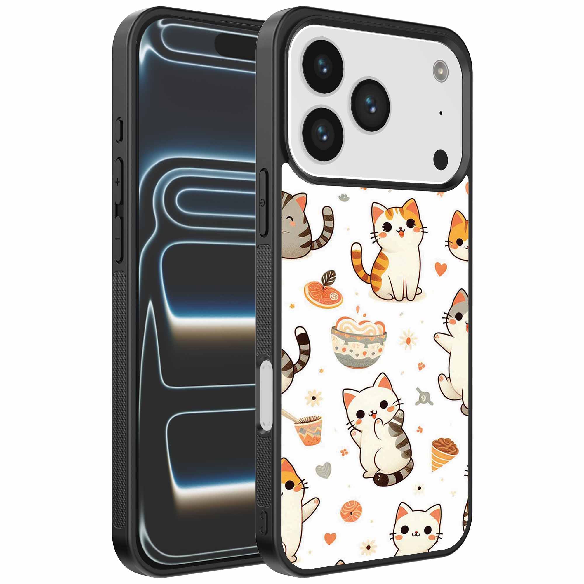 katten opdruk_iPhone 17 Pro telefoonhoesje (1)