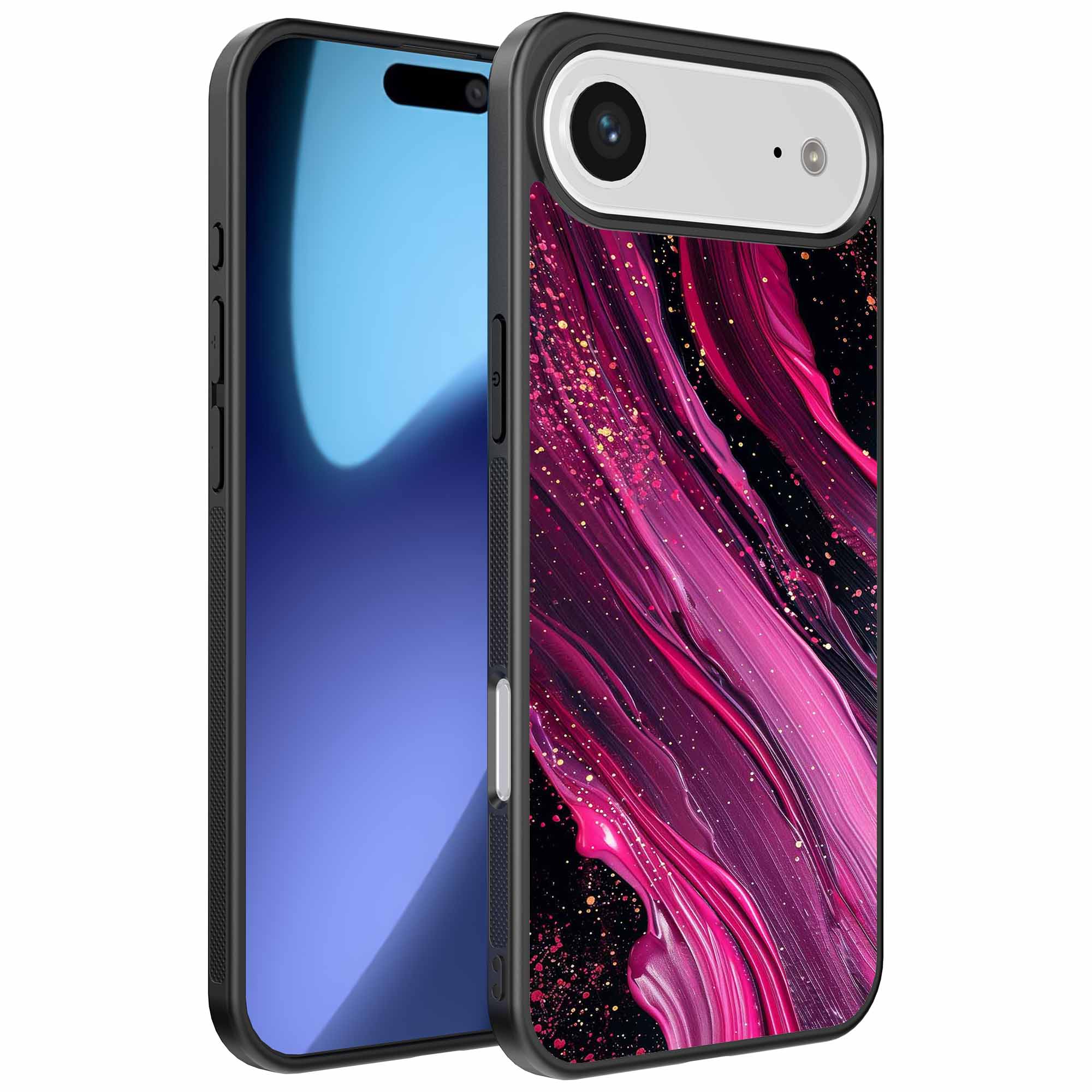 paars roze marmer opdruk_iPhone 17 Air telefoonhoesje (1)