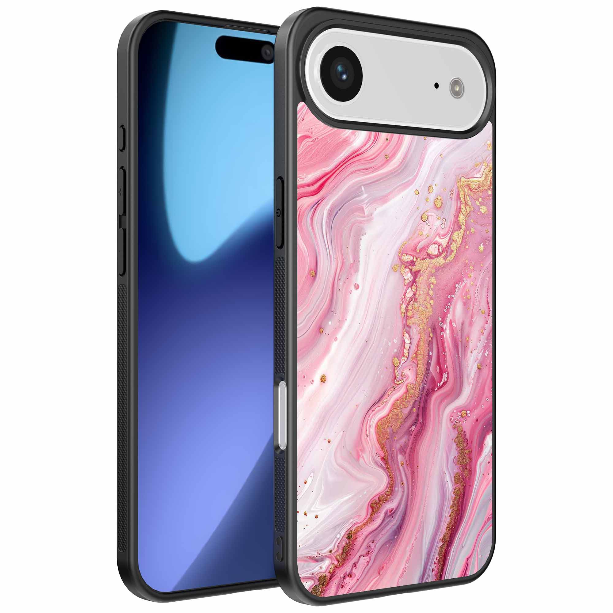 roze marmer opdruk_iPhone 17 Air telefoonhoesje (1)