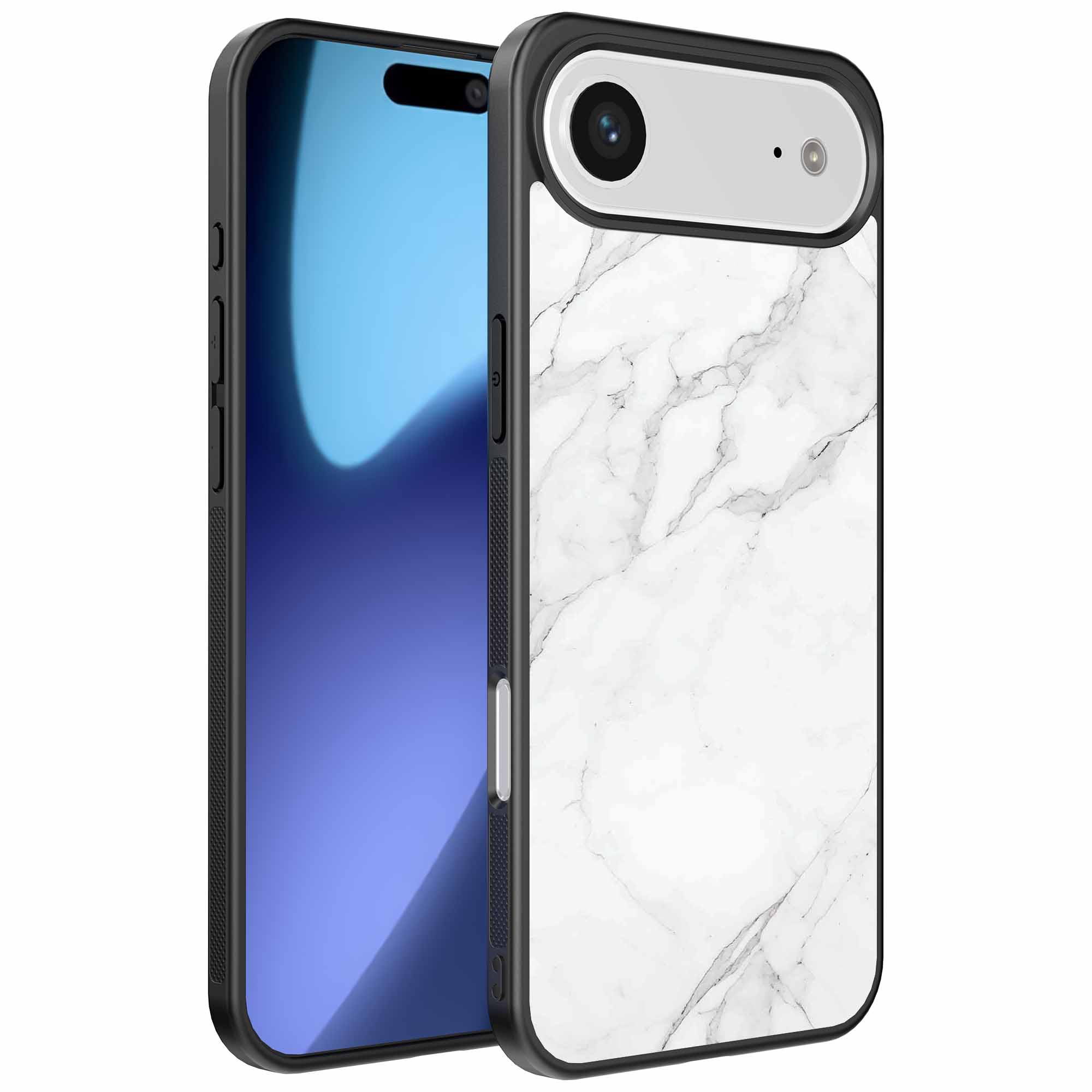 wit marmer opdruk_iPhone 17 Air telefoonhoesje (1)