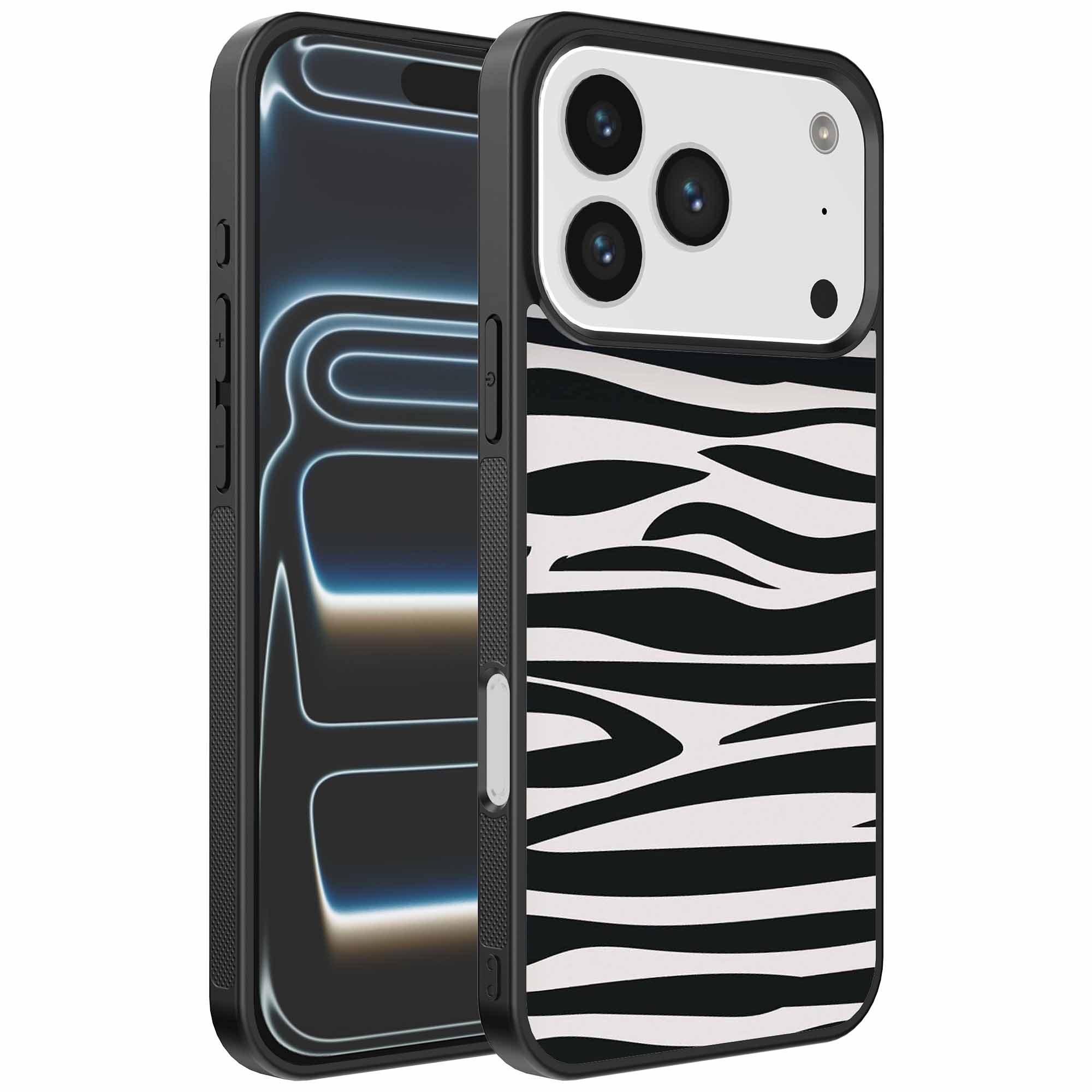 zebra opdruk_iPhone 17 Pro telefoonhoesje (1)