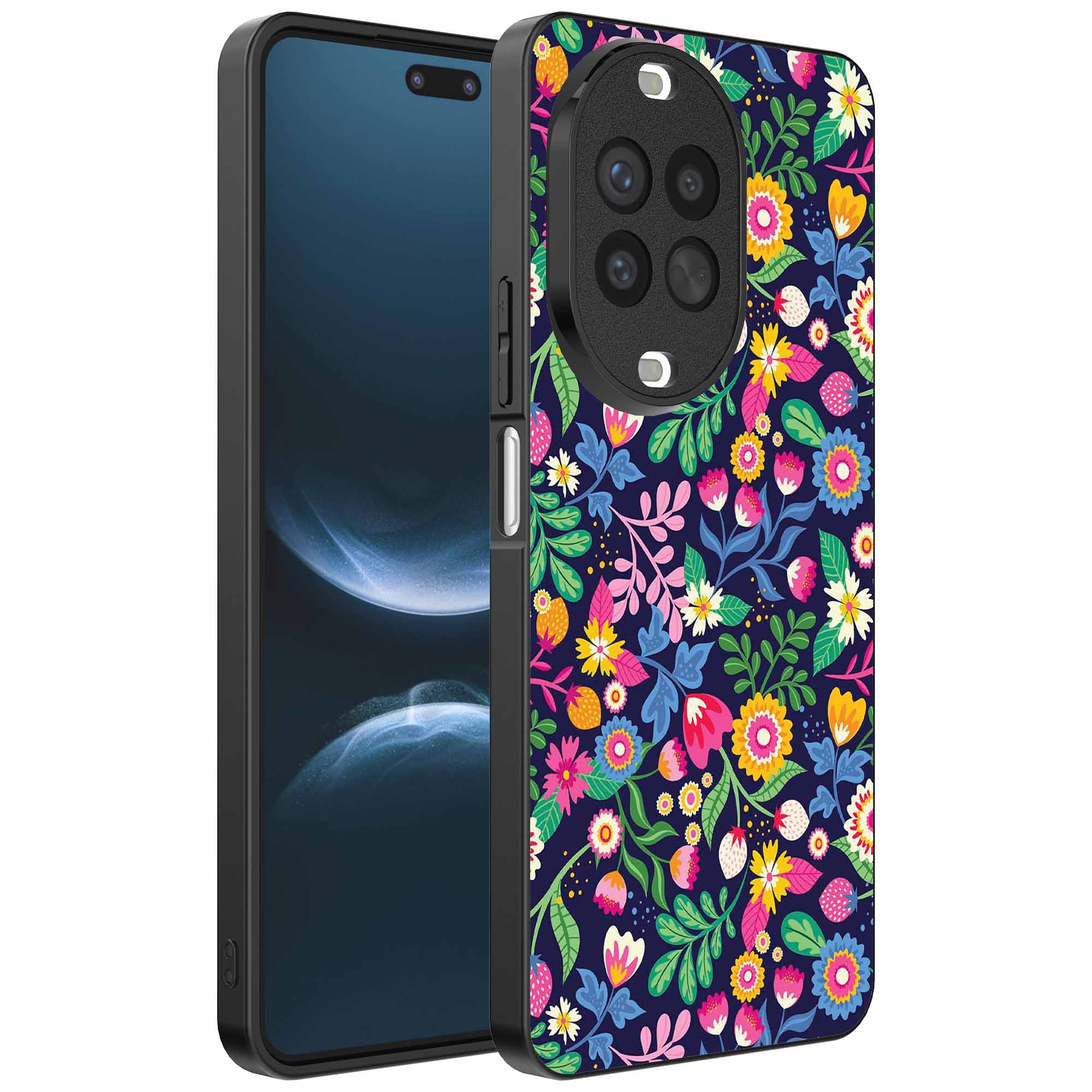 bloemen opdruk_Huawei Nova 14 Pro telefoonhoesje (1)