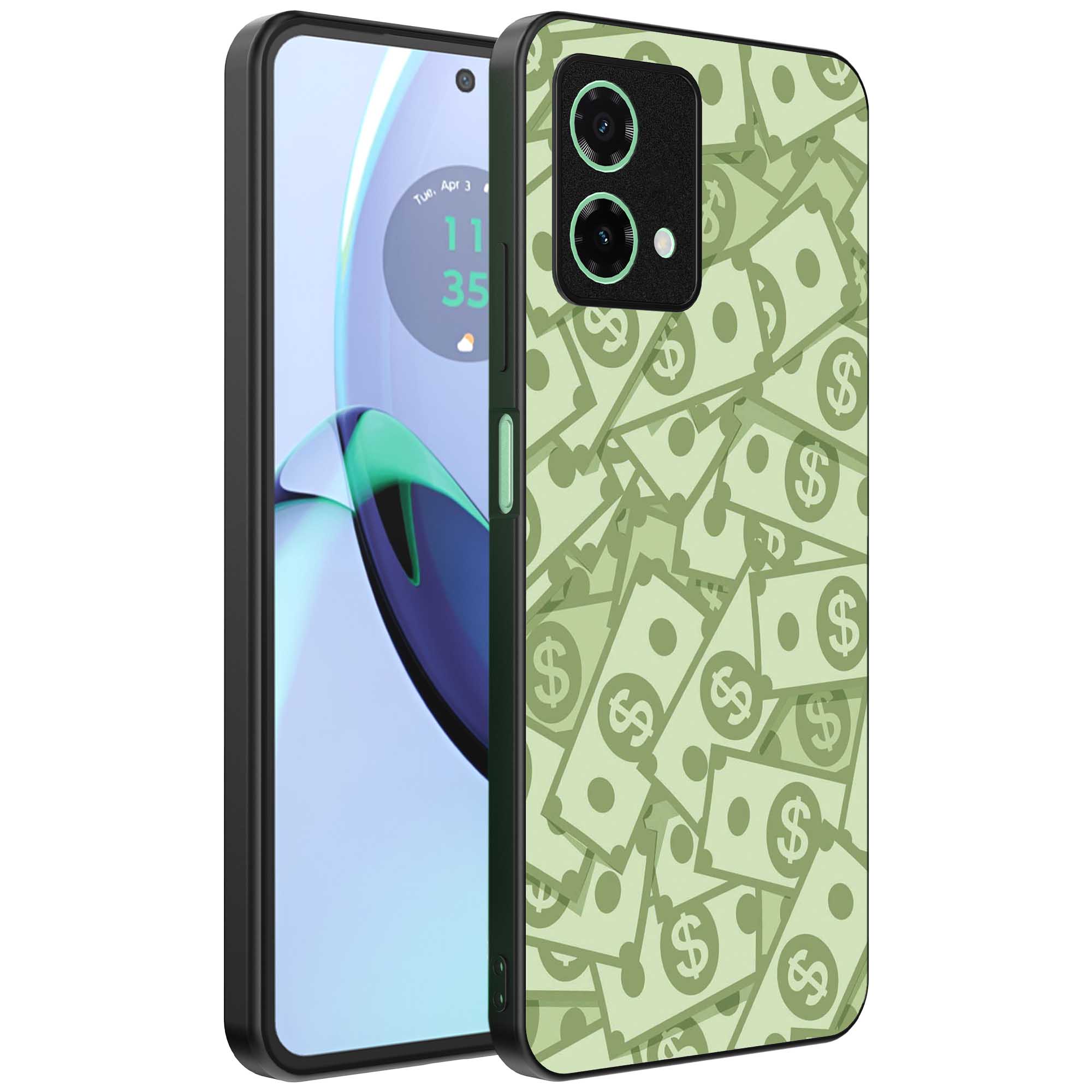 geld opdruk_Motorola Moto G84 telefoonhoesje (1)
