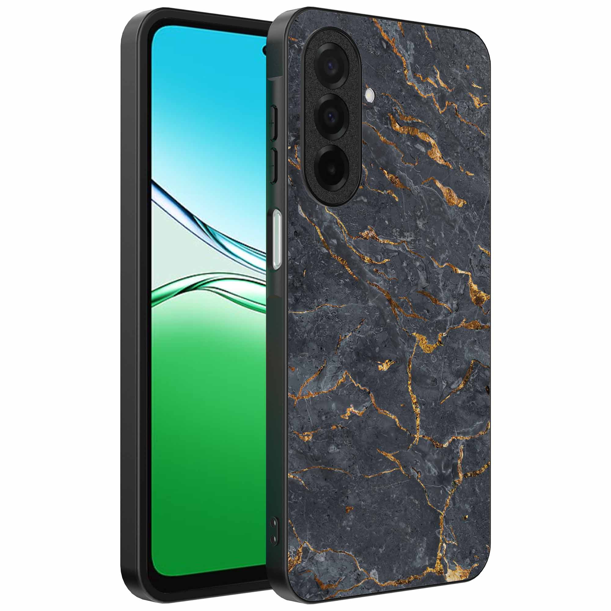 grijs goud marmer opdruk_Oppo A5 telefoonhoesje (1)