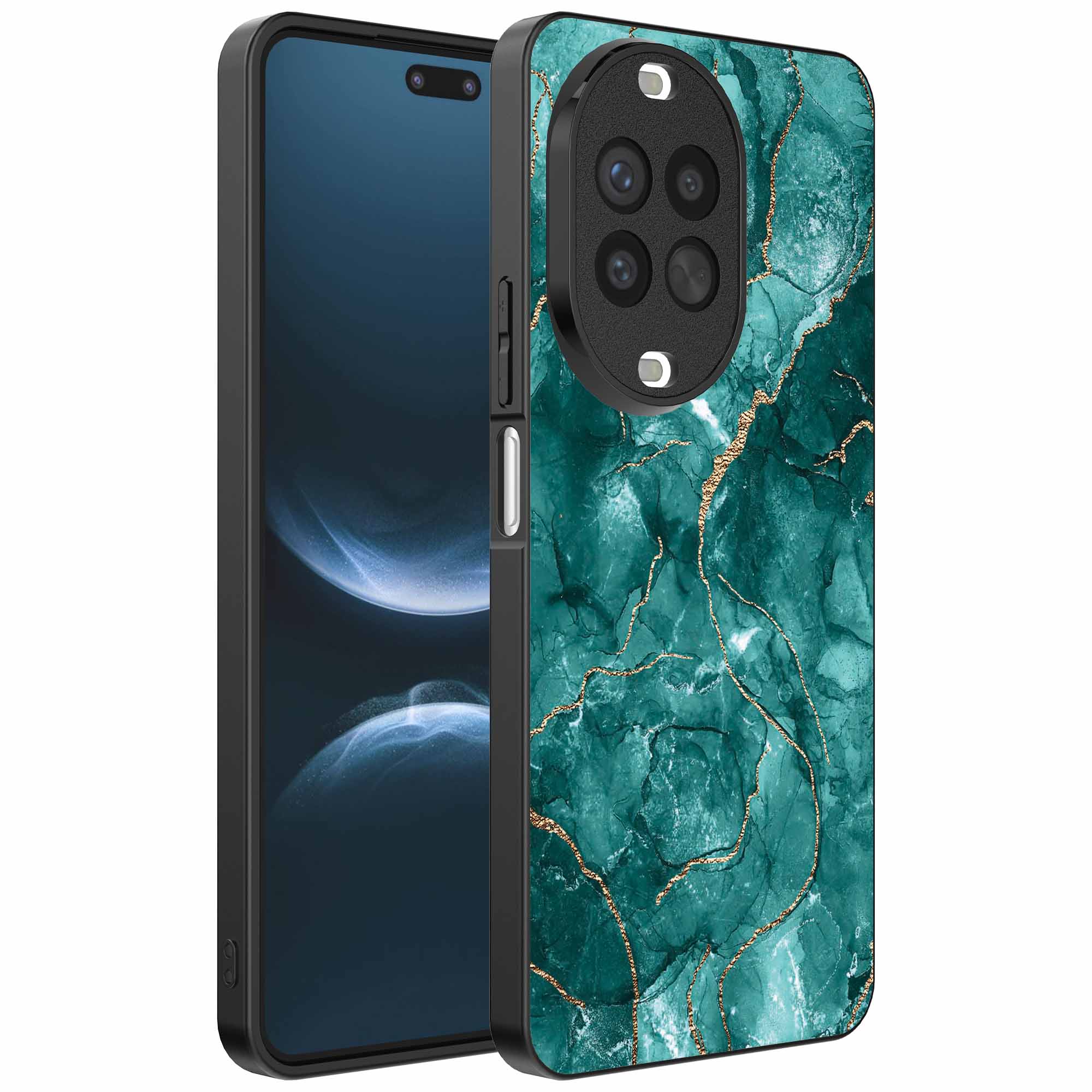 groen marmer opdruk_Huawei Nova 14 Pro telefoonhoesje (1)