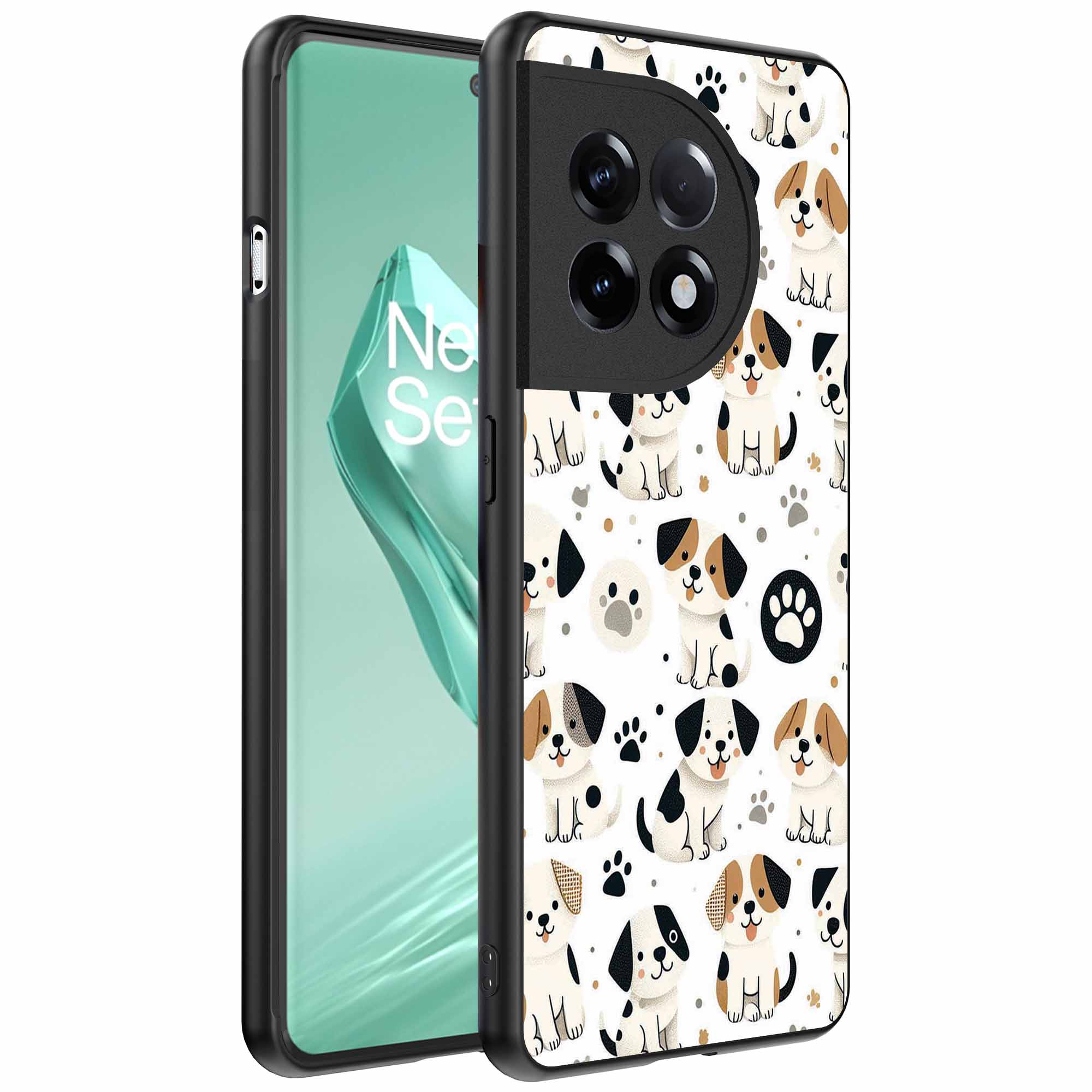 honden opdruk_OnePlus 12R Telefoonhoesje (1)