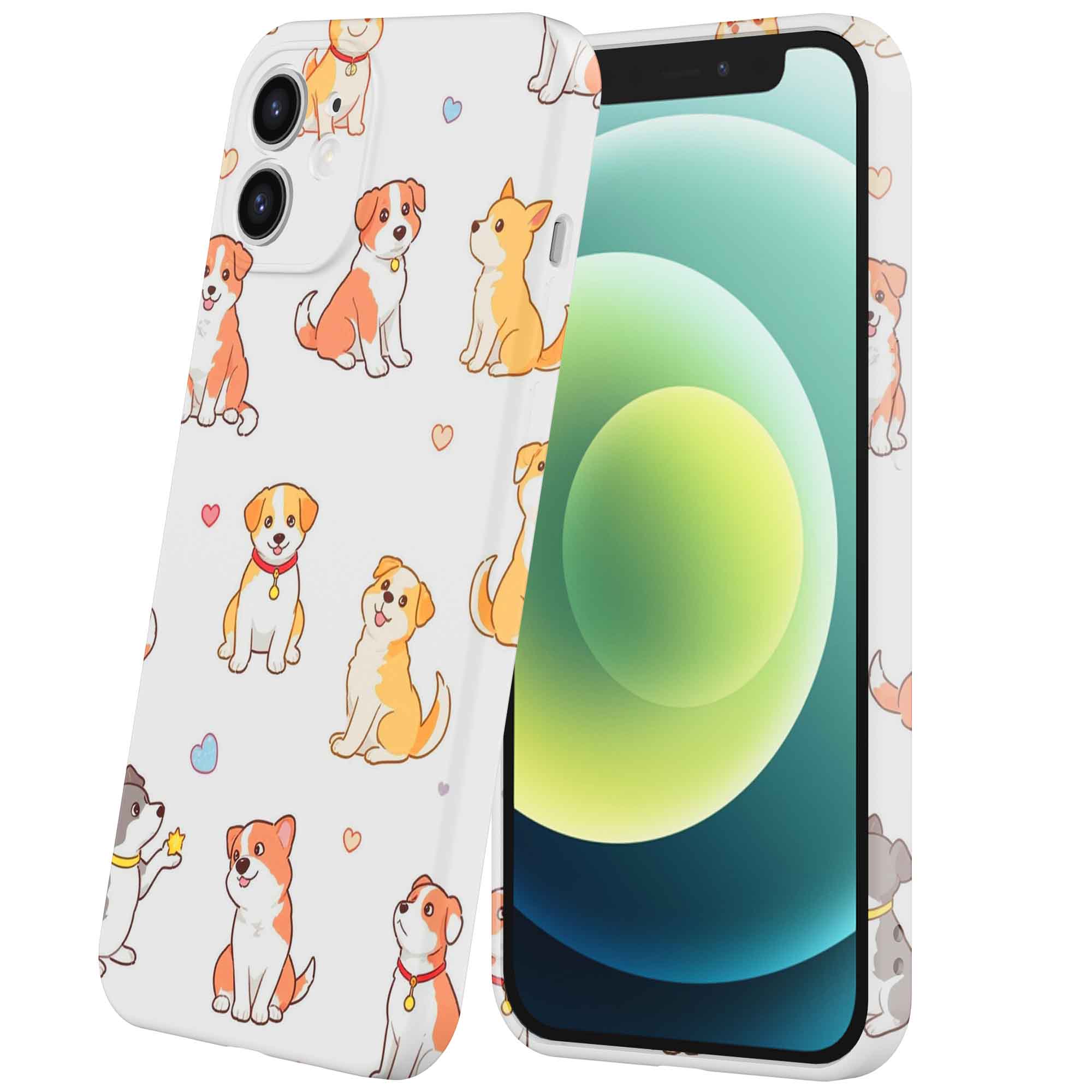 honden opdruk_iPhone 12 Mini telefoonhoesje met volledige rondom bedrukking (6)