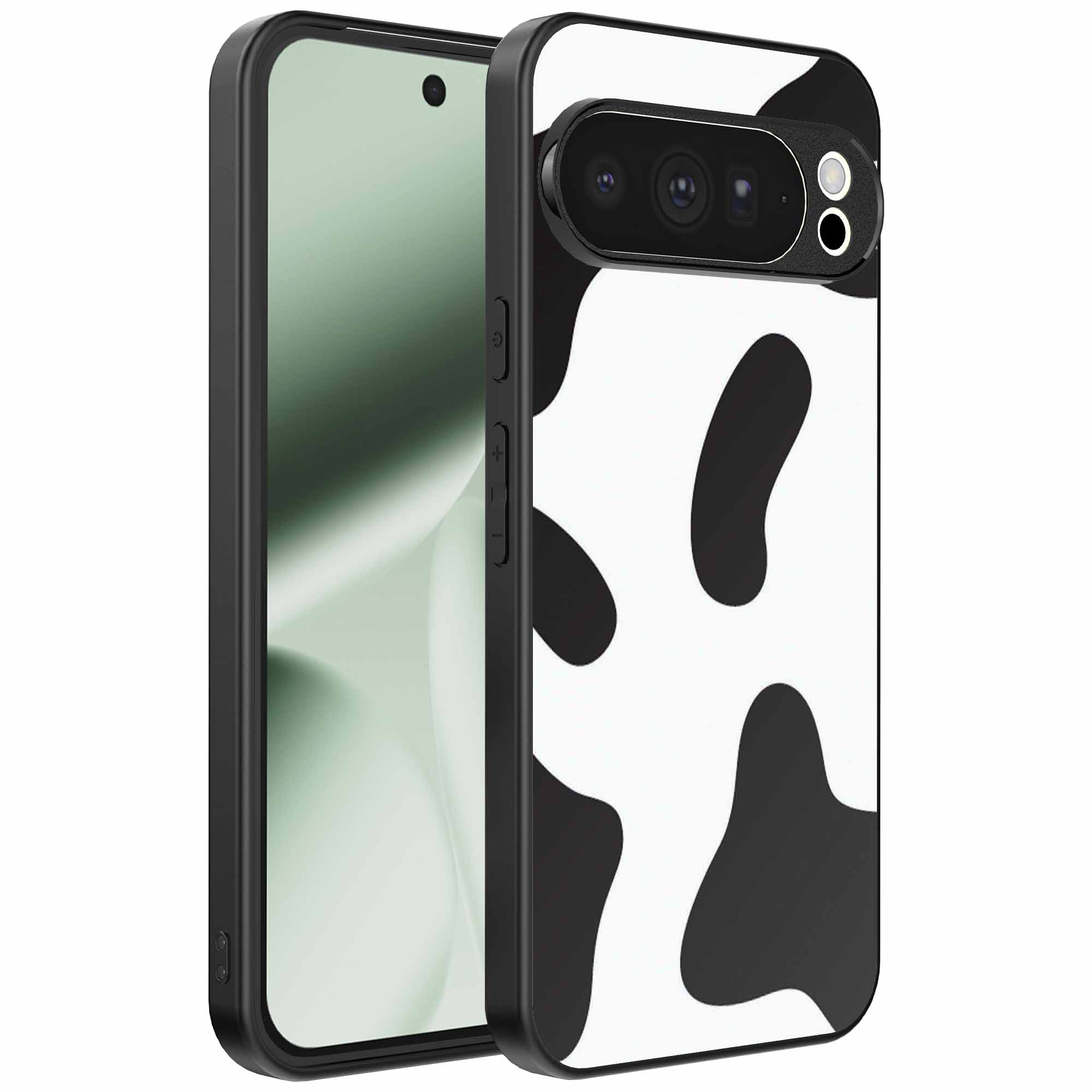koeienvlekken opdruk_Google Pixel 10 Pro XL telefoonhoesje (1)