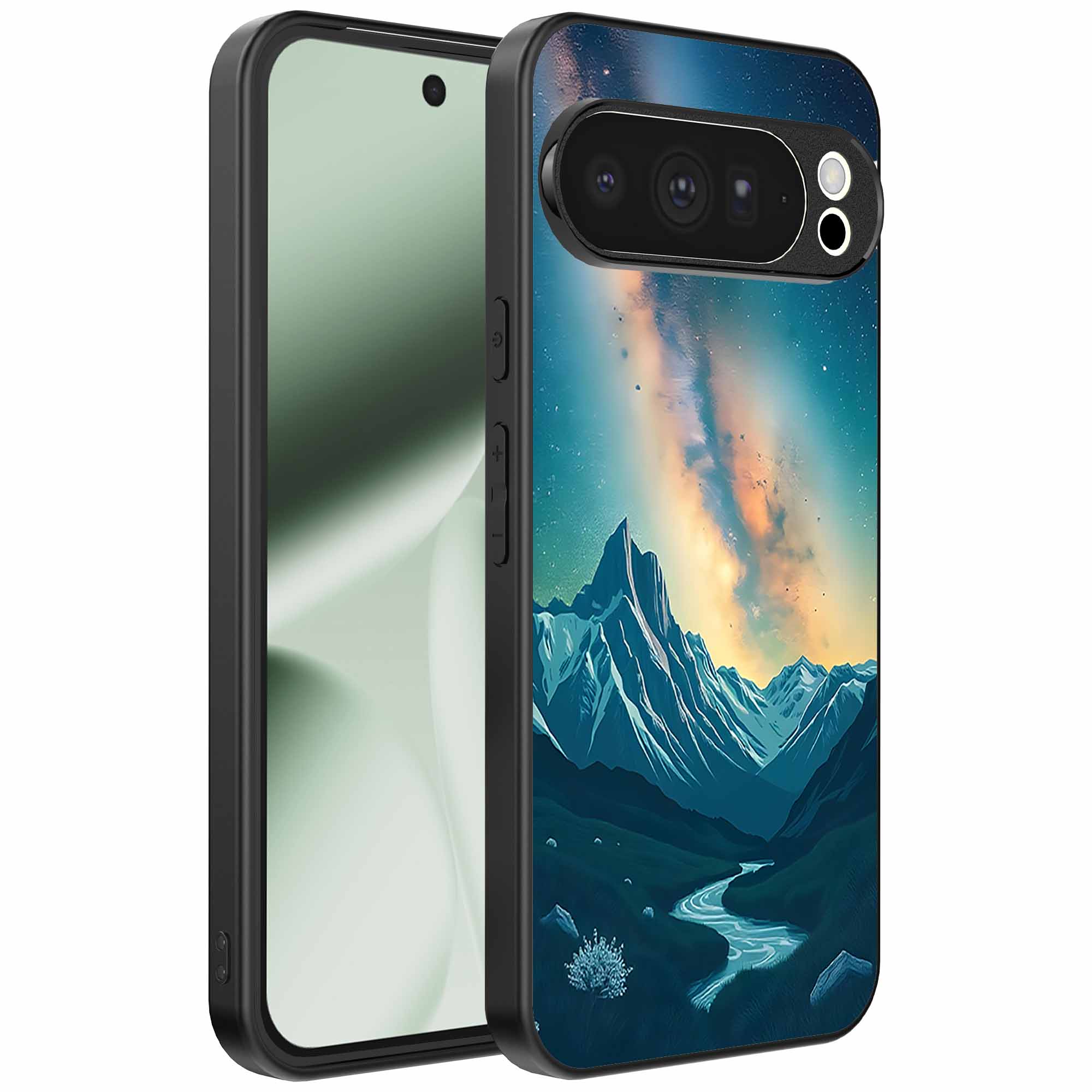 melkweg sterrenhemel opdruk_Google Pixel 10 Pro XL telefoonhoesje (1)