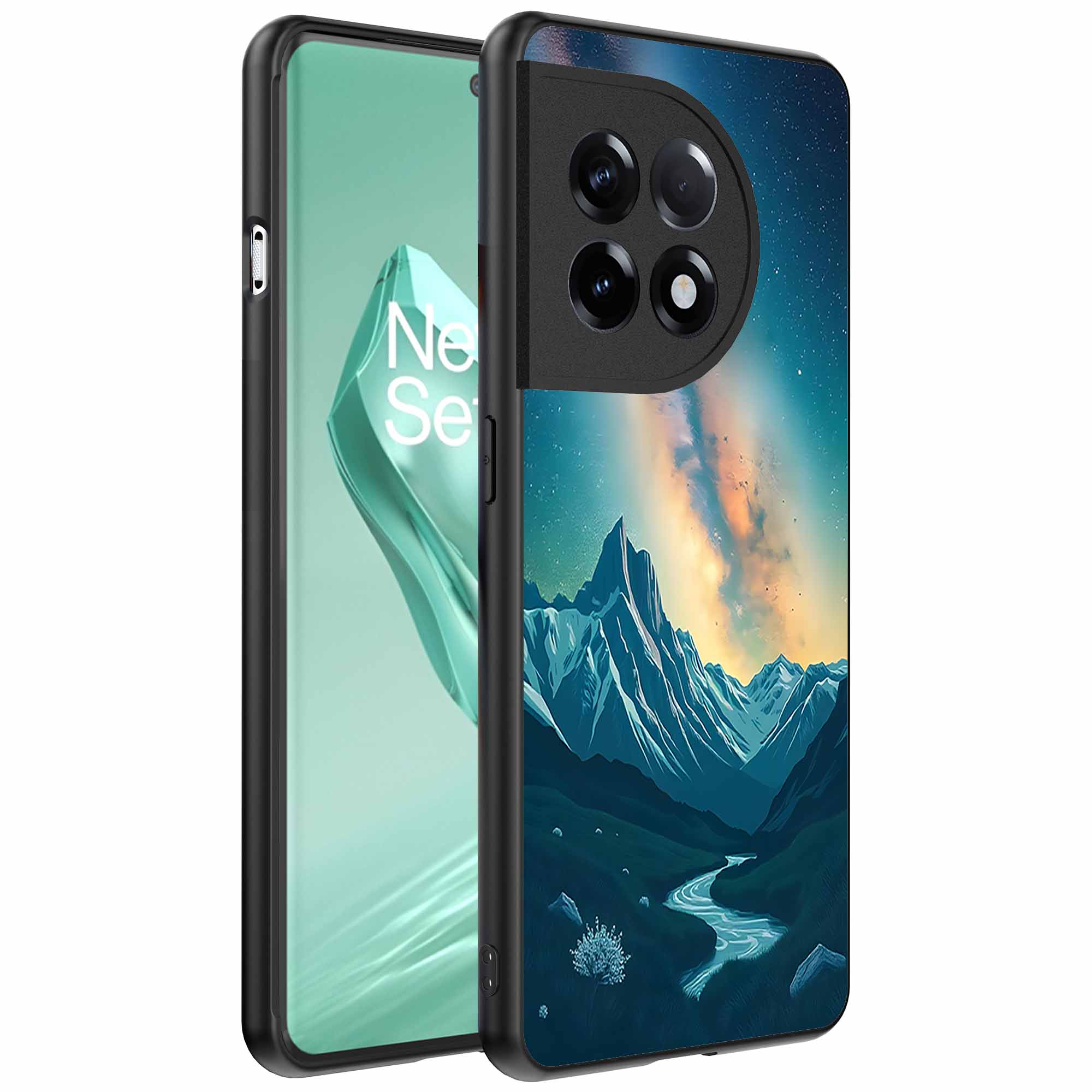 melkweg sterrenhemel opdruk_OnePlus 12R Telefoonhoesje (1)