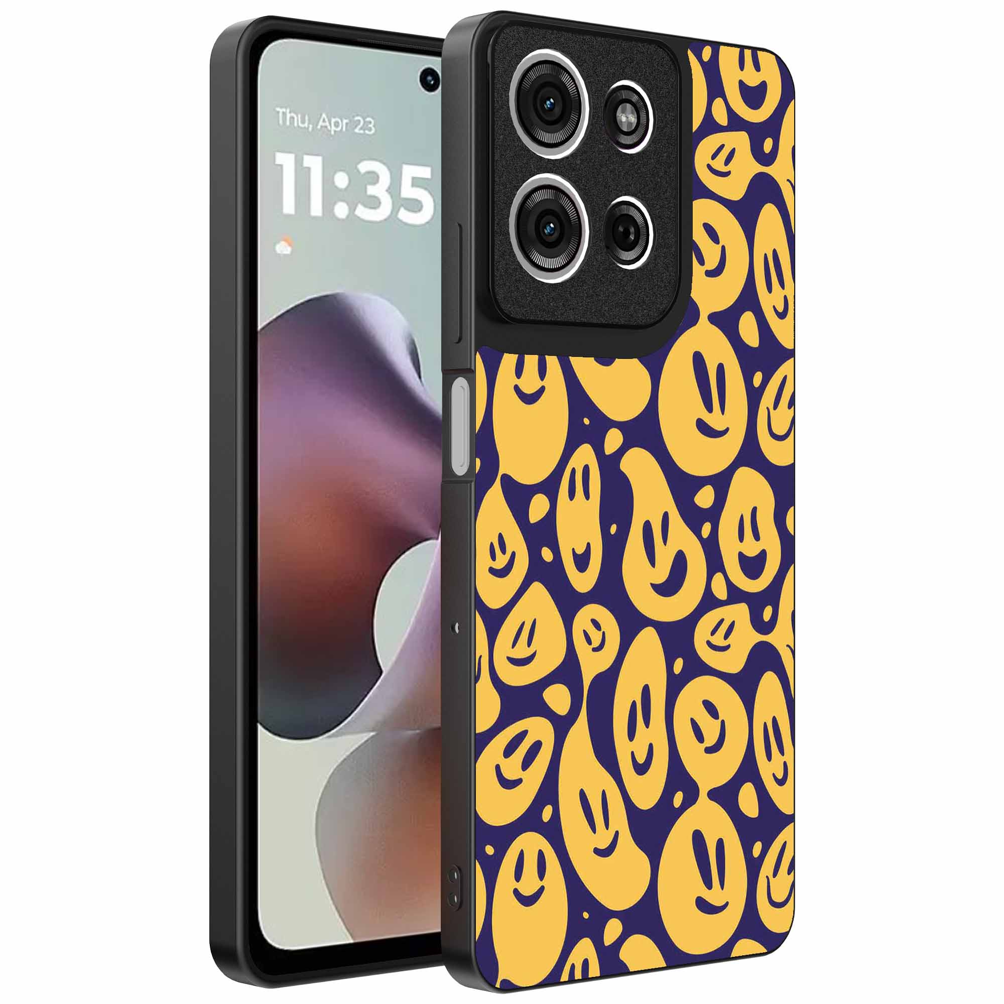 smileys opdruk_Motorola Moto G56 telefoonhoesje (1)