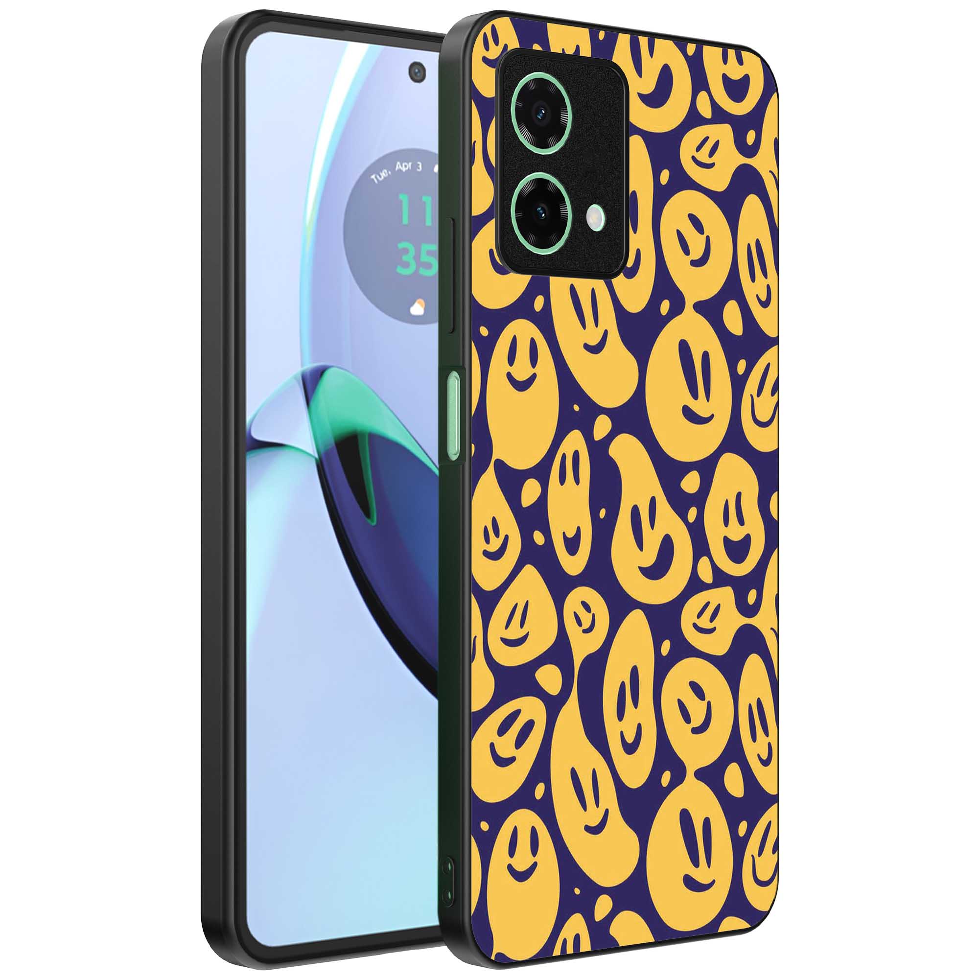 smileys opdruk_Motorola Moto G84 telefoonhoesje (1)