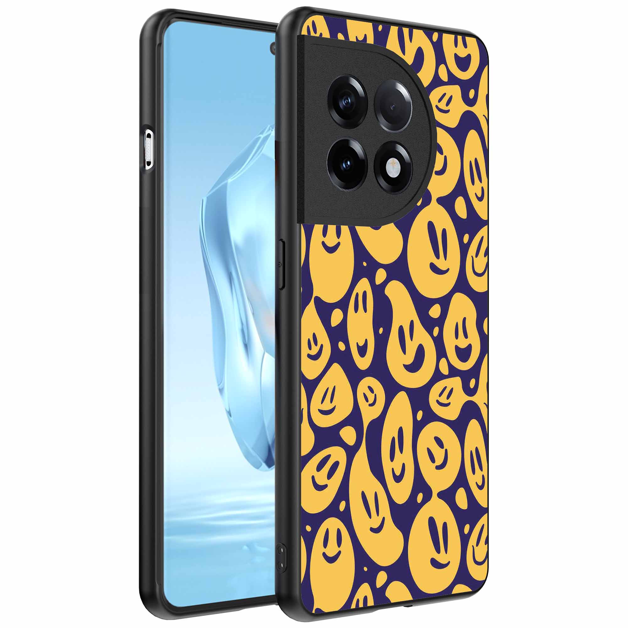 smileys opdruk_OnePlus 12 Telefoonhoesje (1)