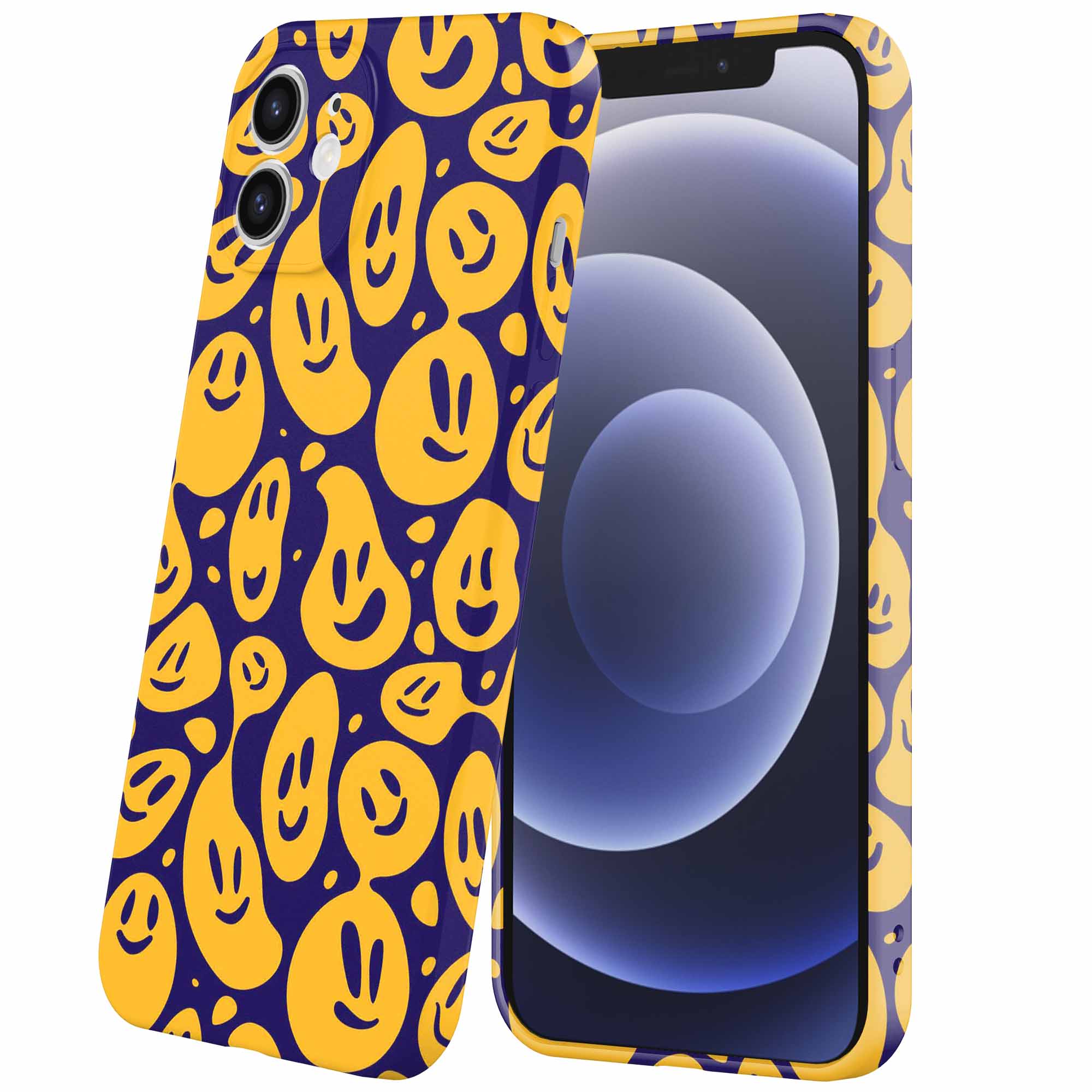 smileys opdruk_iPhone 12 telefoonhoesje met volledige rondom bedrukking (6)