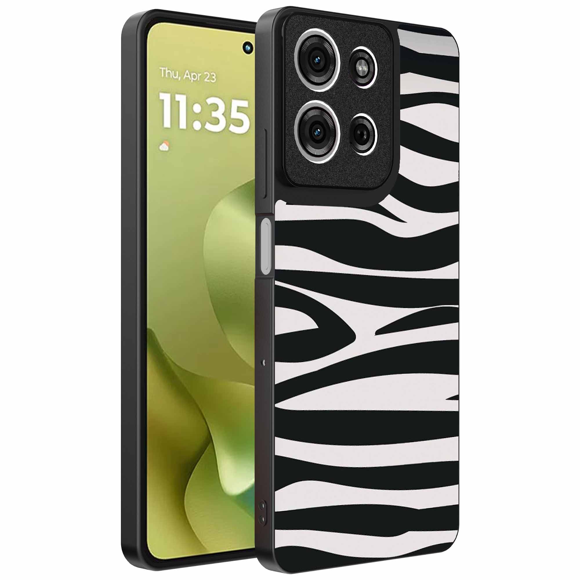 zebra opdruk_Motorola Moto G86 telefoonhoesje (1)