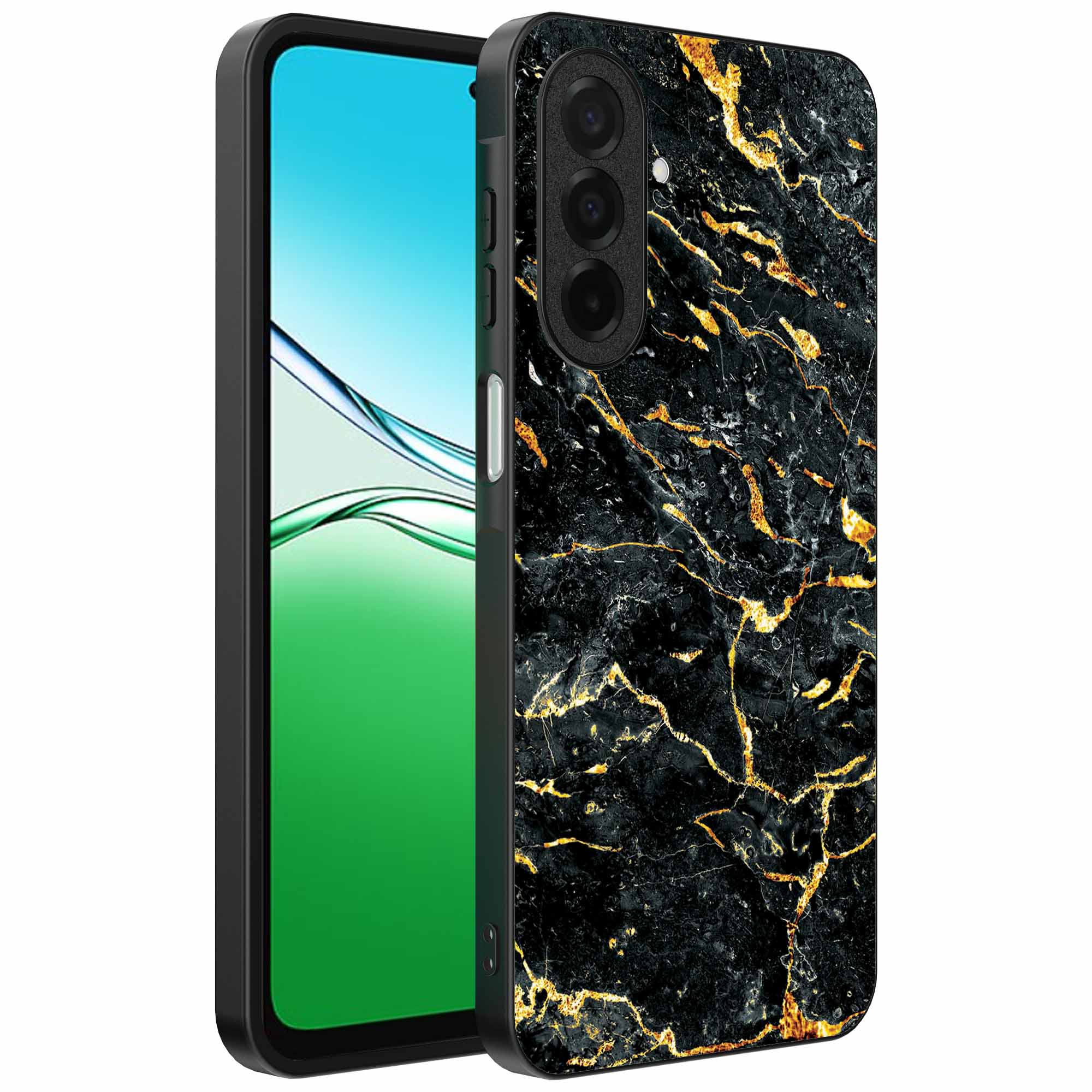 zwart goud marmer opdruk_Oppo A5 telefoonhoesje (1)