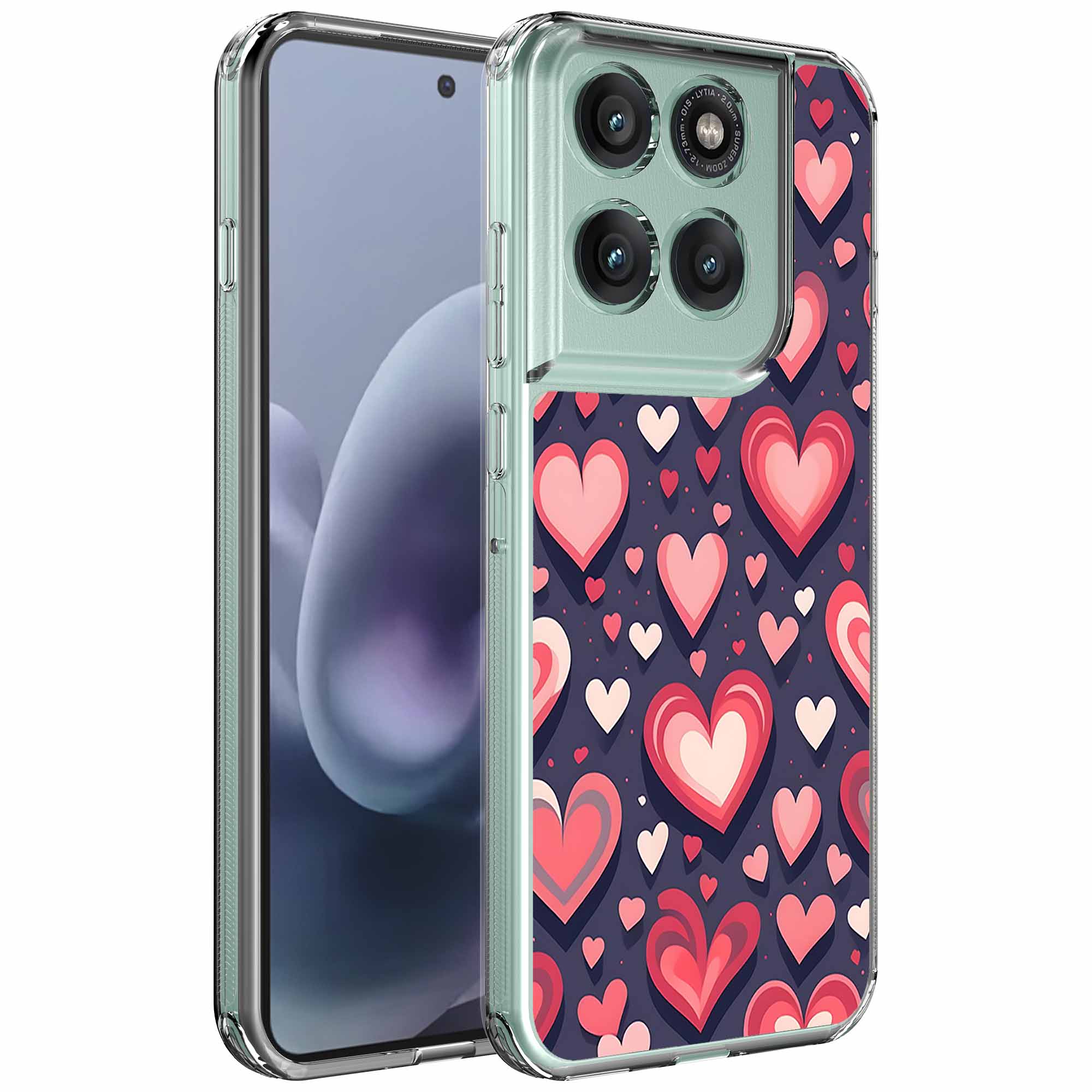Liefdes design opdruk_Motorola Moto G86 transparant telefoonhoesje (1)