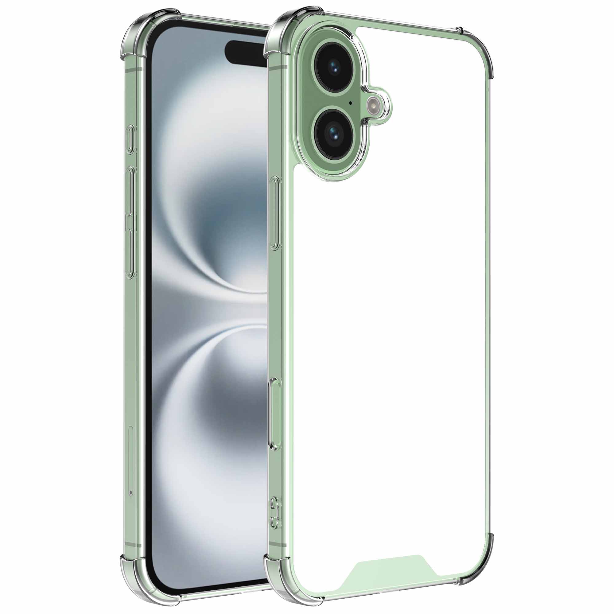 iPhone 16 Plus transparant sublimatie telefoonhoesje (1)