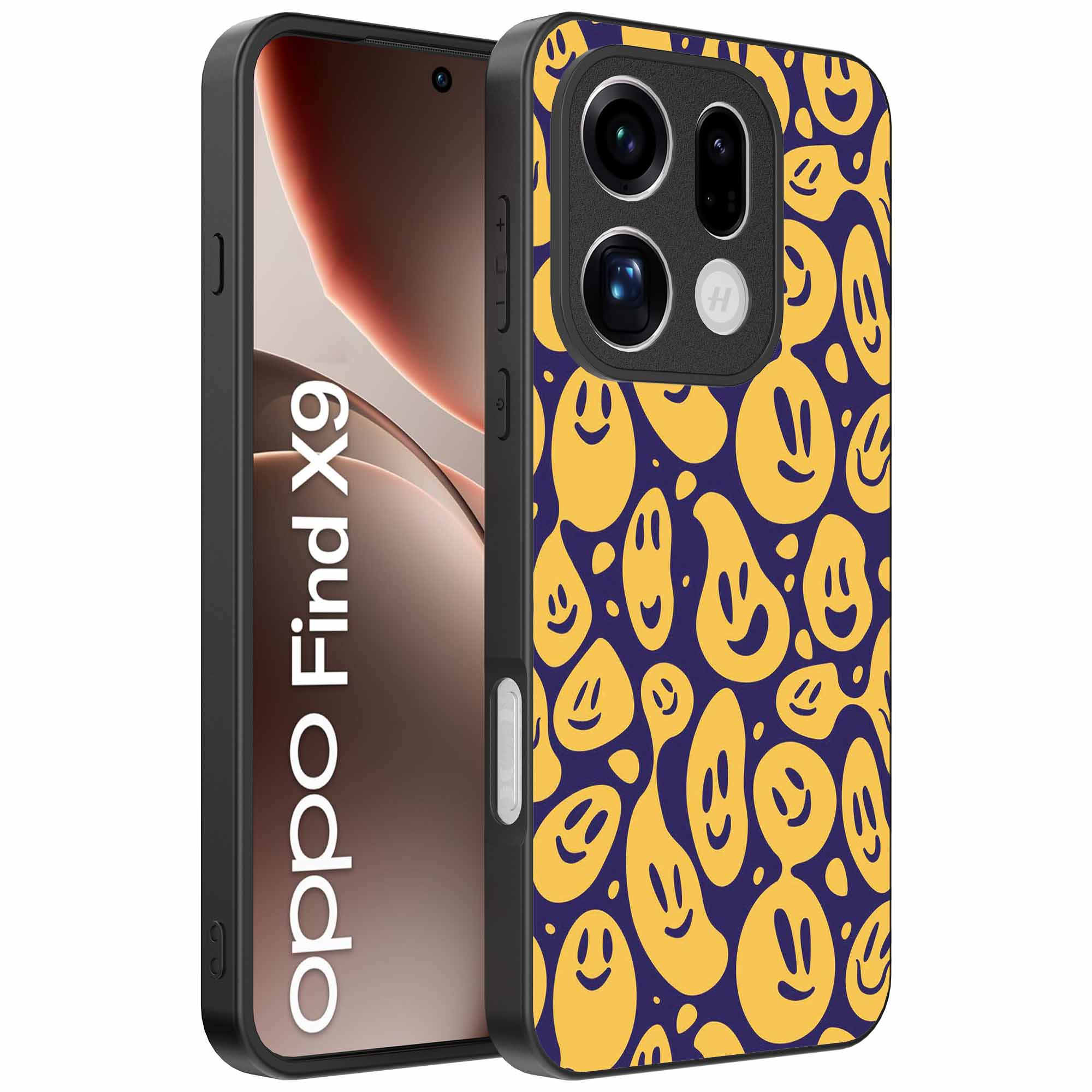 smileys opdruk_Oppo Find X9 Telefoonhoesje (1)