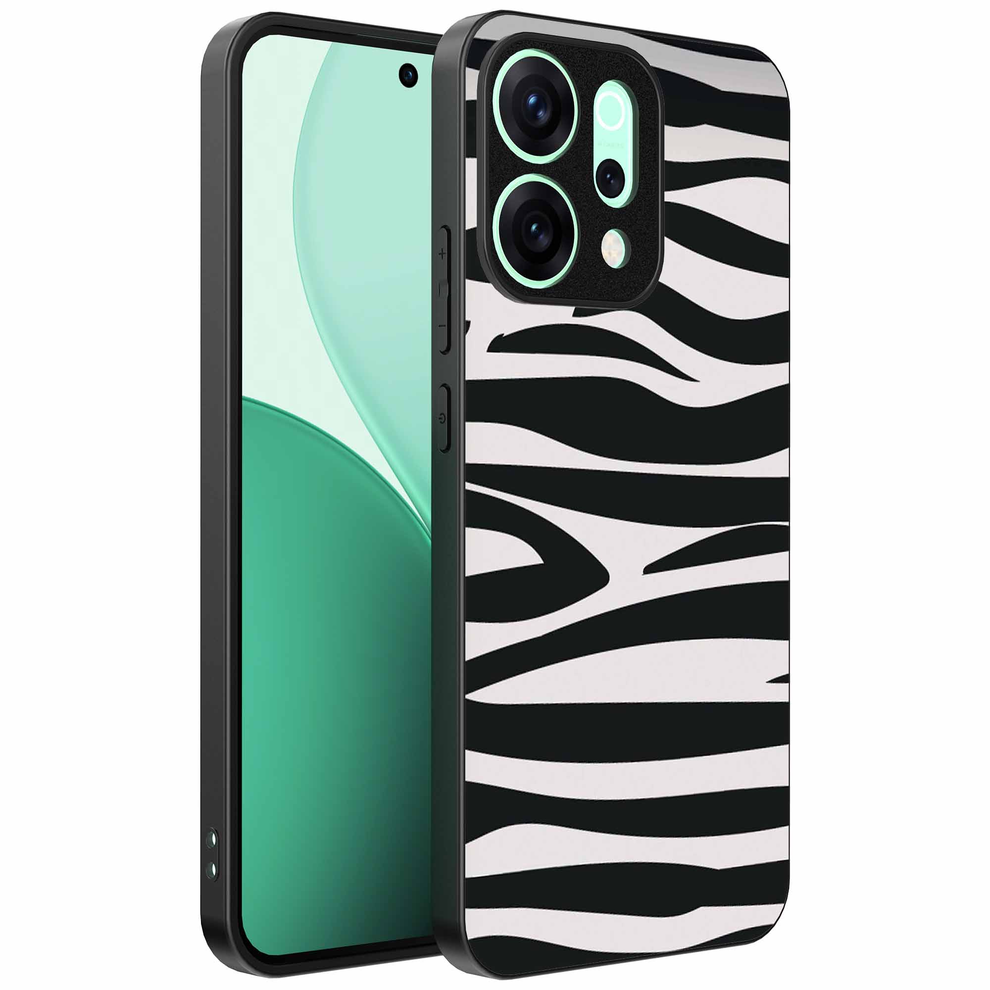 zebra opdruk_Oppo Reno 15 Telefoonhoesje (1)