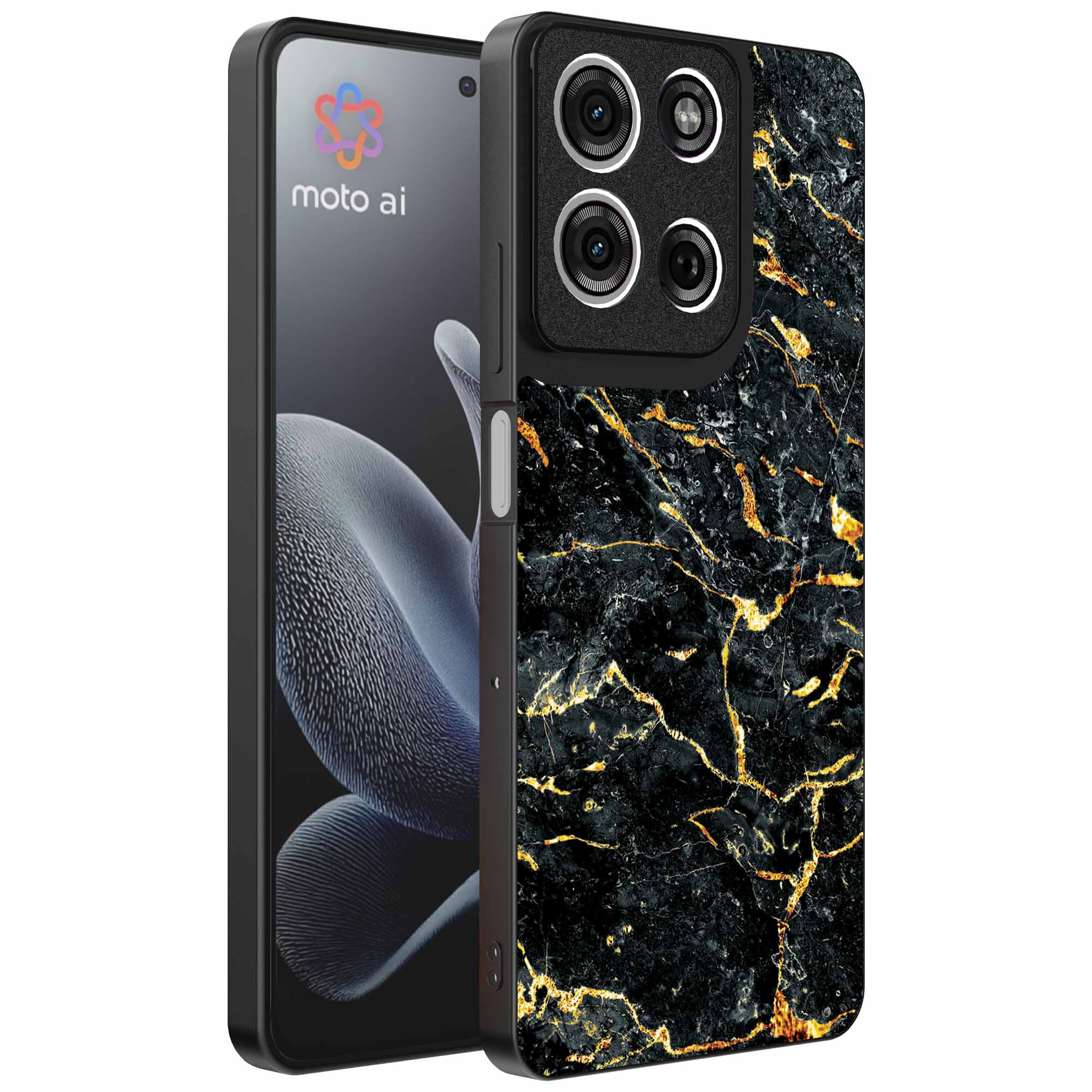 zwart goud marmer opdruk_Motorola Edge 70 telefoonhoesje (1)