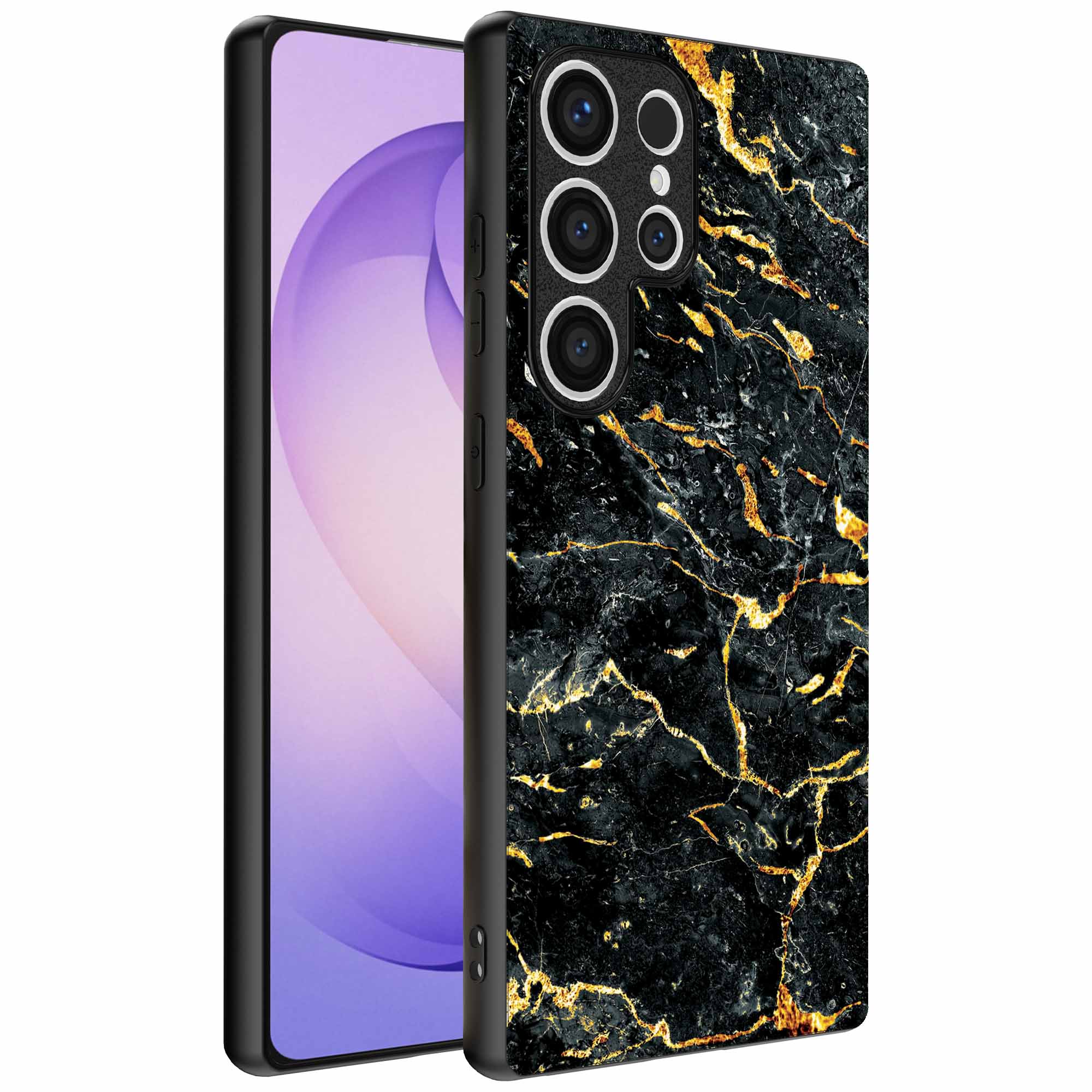 zwart goud marmer opdruk_Samsung Galaxy S26 Ultra telefoonhoesje (1)