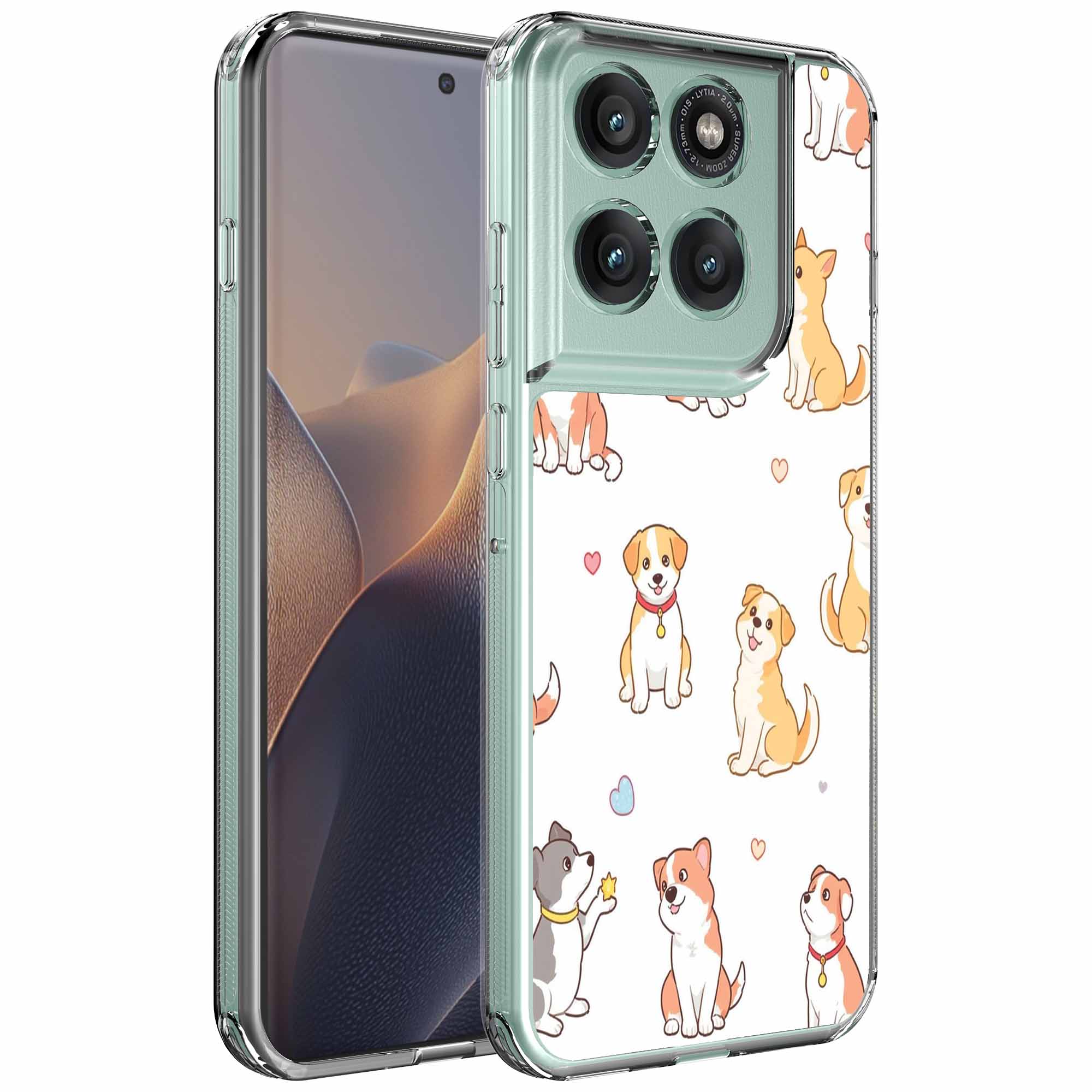 Honden opdruk_Motorola Edge 60 Fusion transparant telefoonhoesje (1)