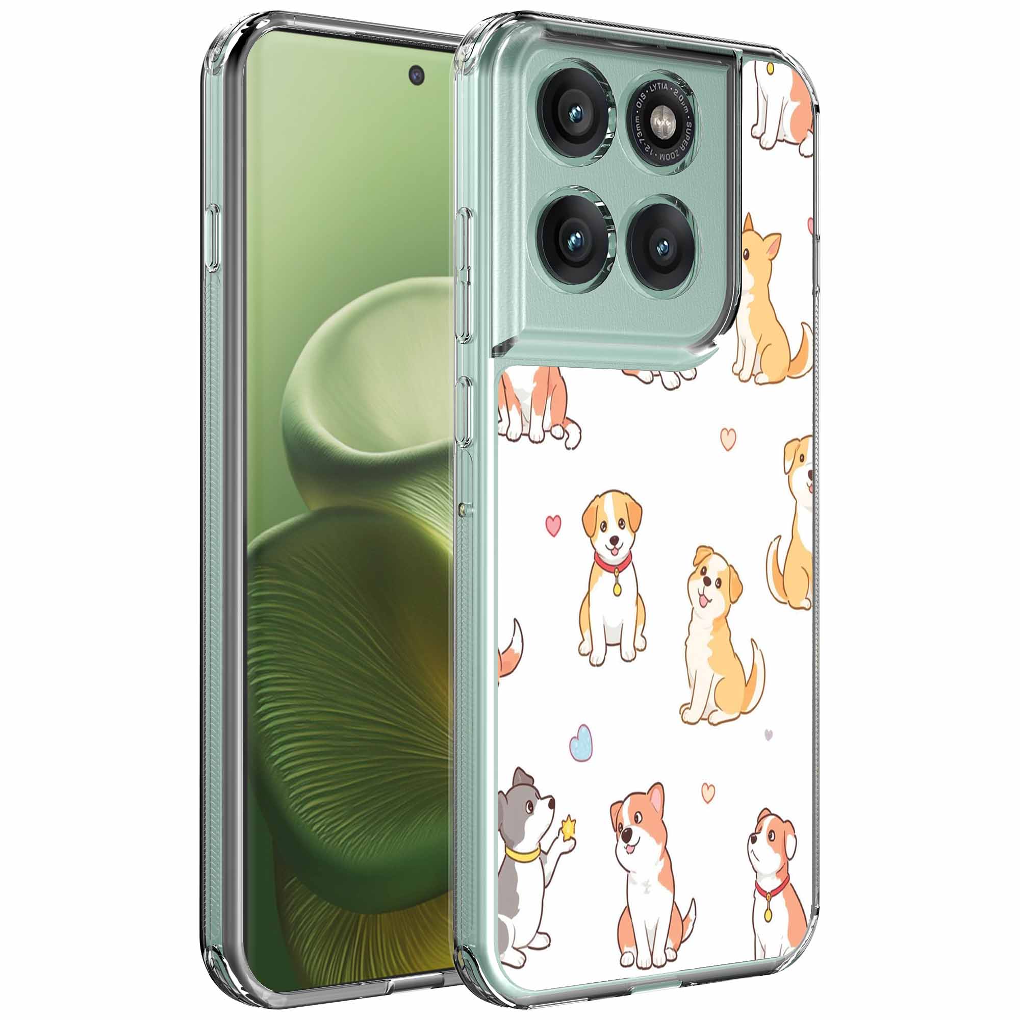 Honden opdruk_Motorola Edge 60 transparant telefoonhoesje (1)