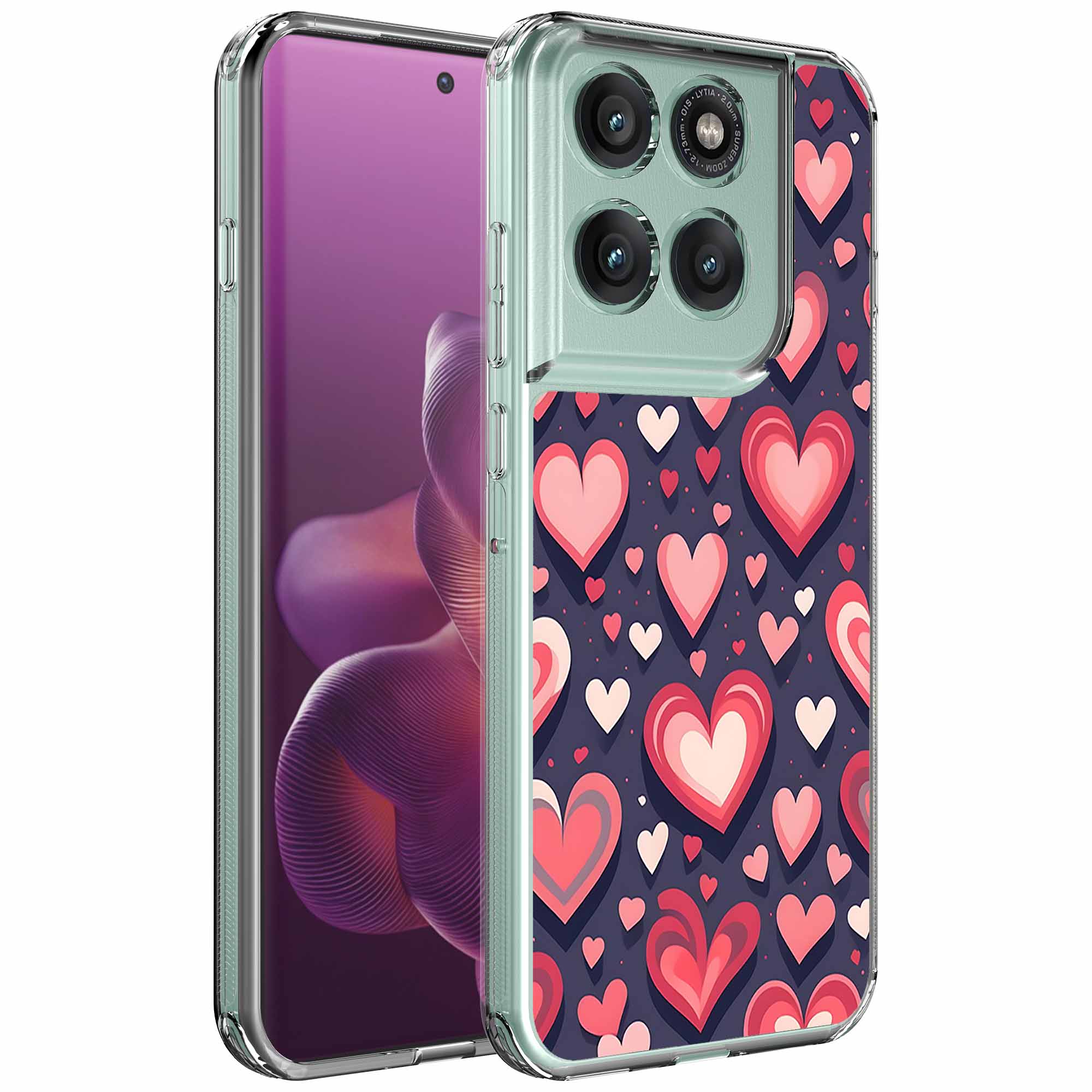 Liefdes design opdruk_Motorola Edge 60 Pro transparant telefoonhoesje (1)