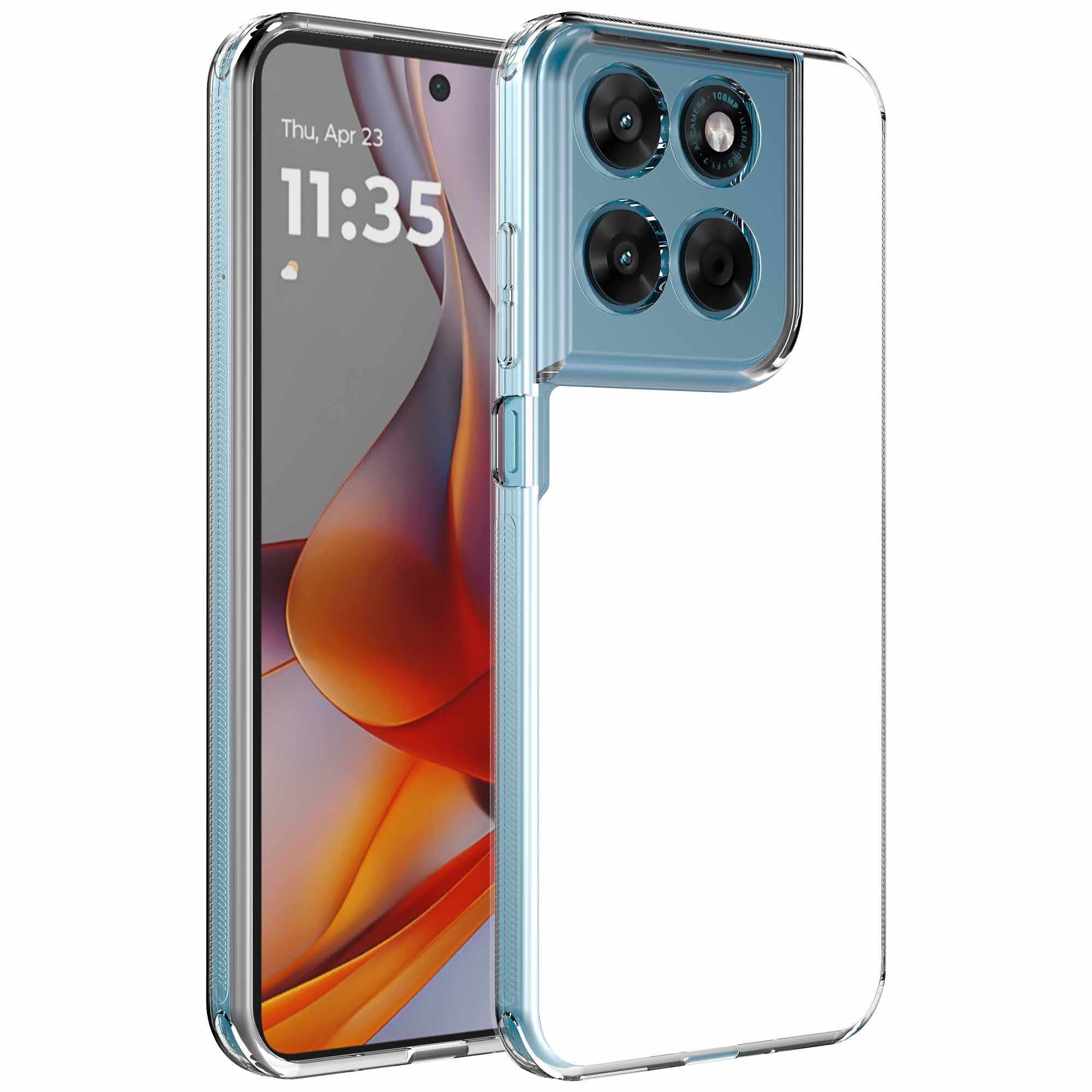 Motorola Moto G75 transparant sublimatie telefoonhoesje (1)