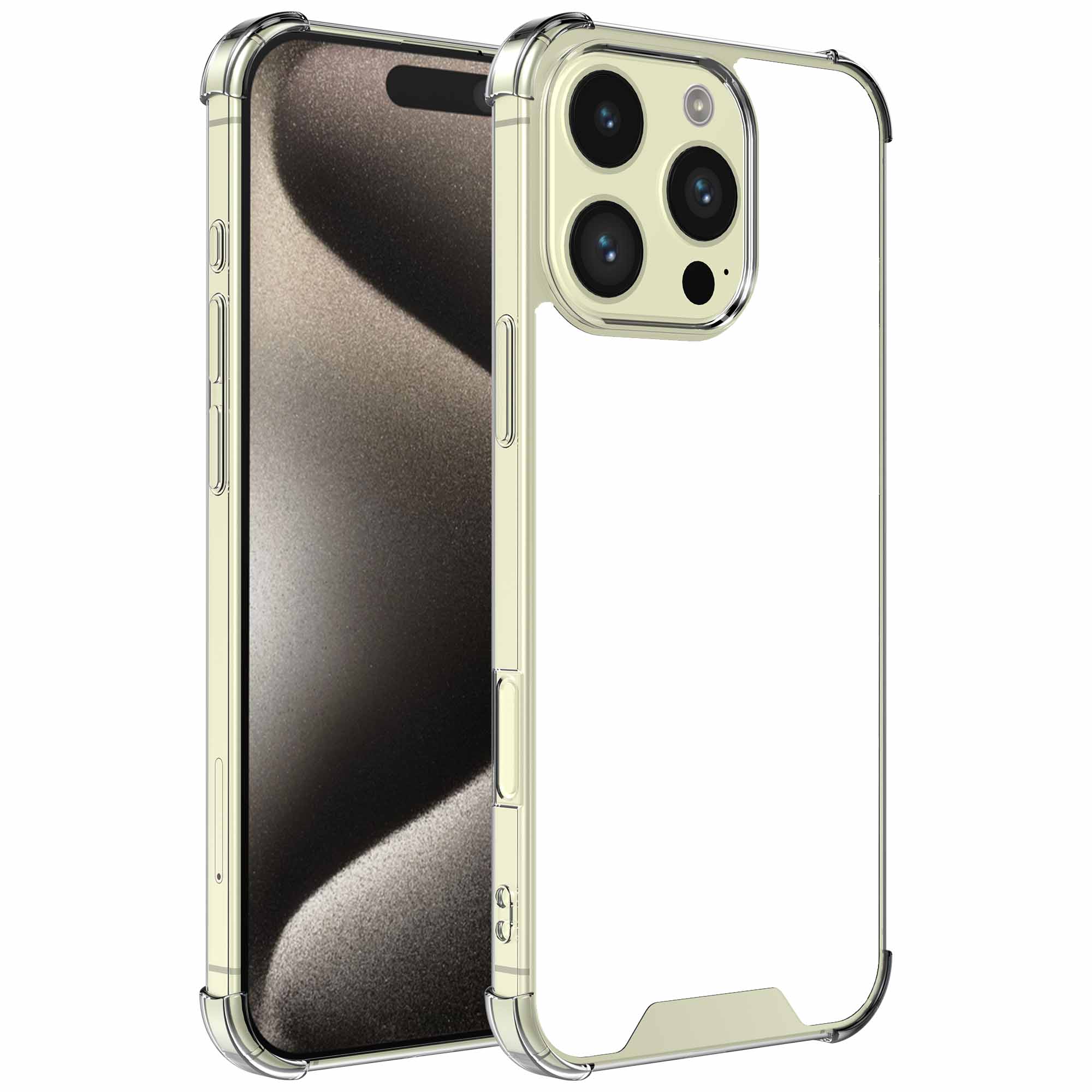 iPhone 15 Pro transparant sublimatie telefoonhoesje (1)